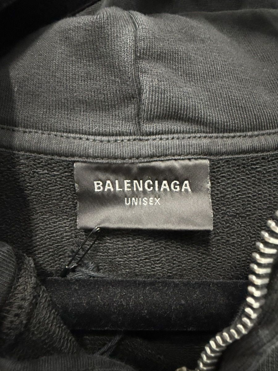 Balenciaga Balenciaga Paris Zip Up Hoodie Summer23 Size US XXS / EU 40 - 3 Thumbnail