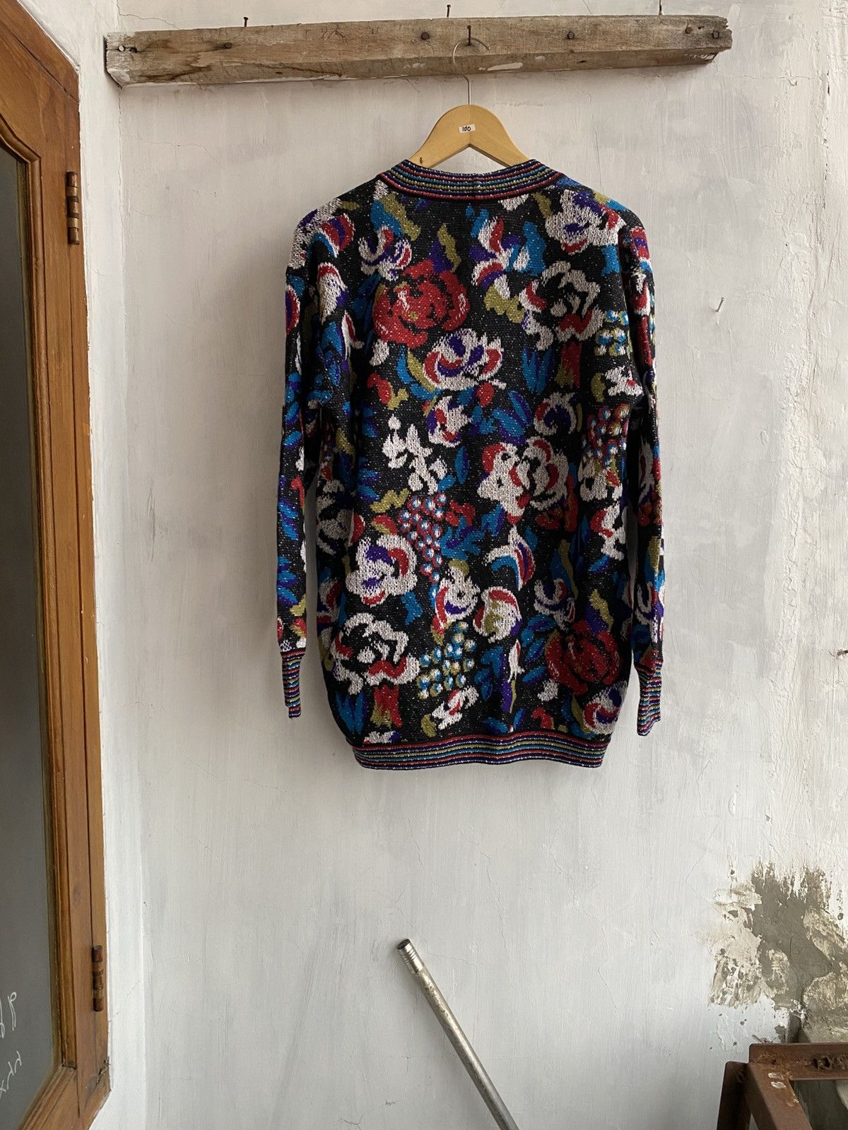 Missoni floral cardigan heavy knit Size US L / EU 52-54 / 3 - 2 Thumbnail