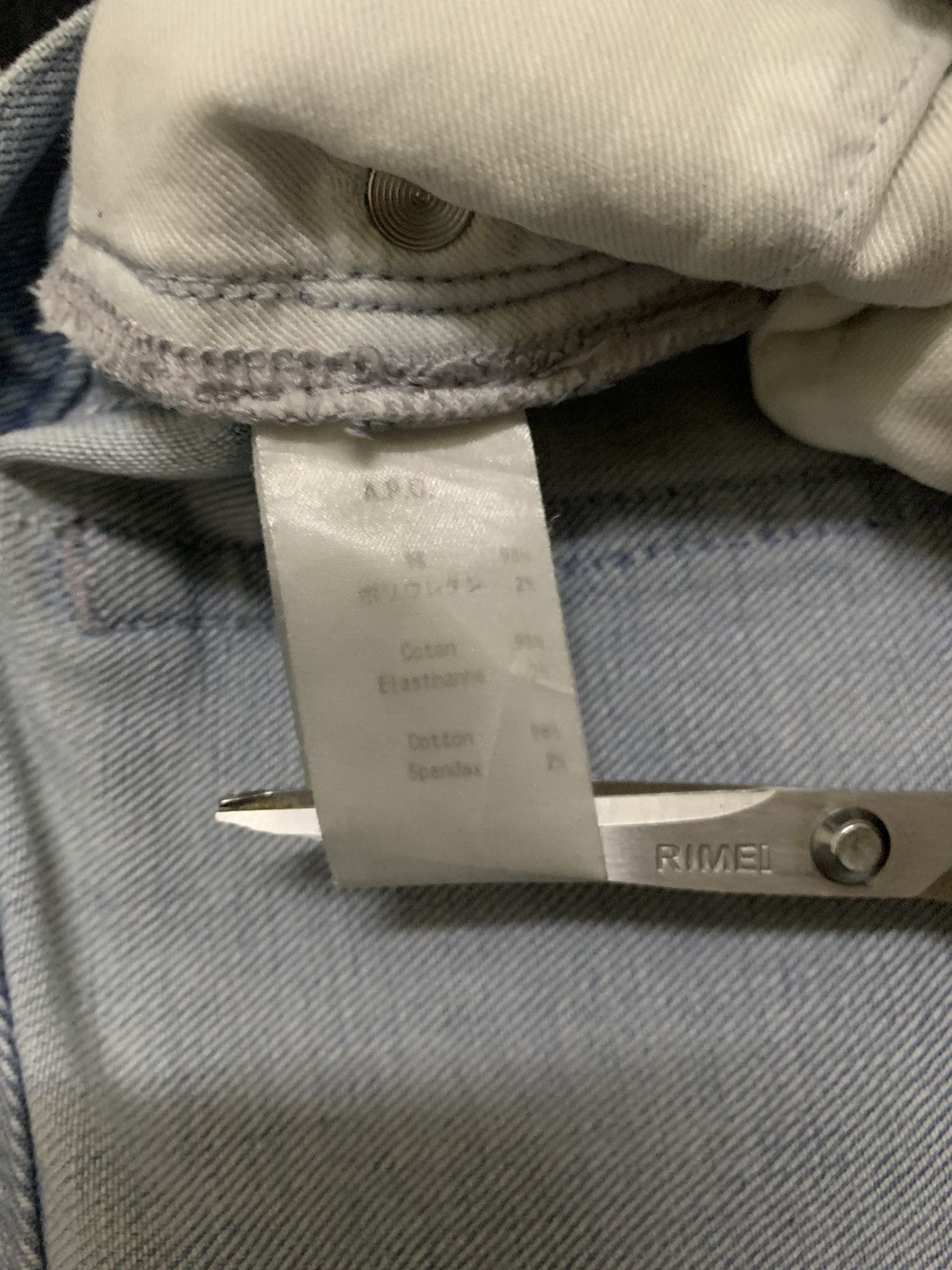 A.P.C. Vintage A.P.C. Rue Madame Paris Distressed Grunge Jeans Size US 32 / EU 48 - 17 Thumbnail
