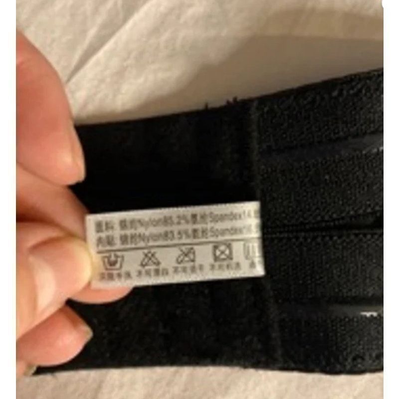 Other OQQ Black Strapless Push-Up Bra Size 32/70 with Back Clasp Size ONE SIZE - 4 Thumbnail