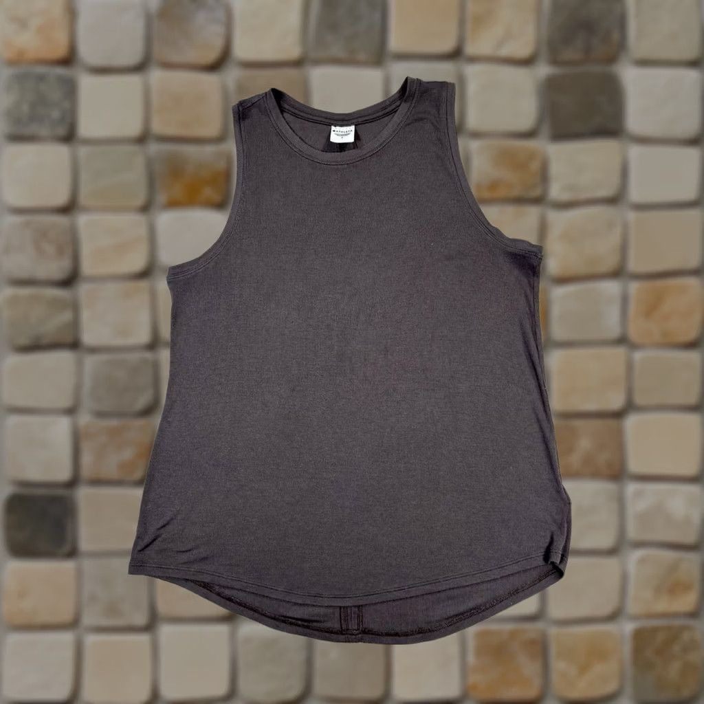 Athleta Athleta Shirt Women's Medium Gray Knit Pullover Size M / US 6-8 / IT 42-44 - 1 Thumbnail
