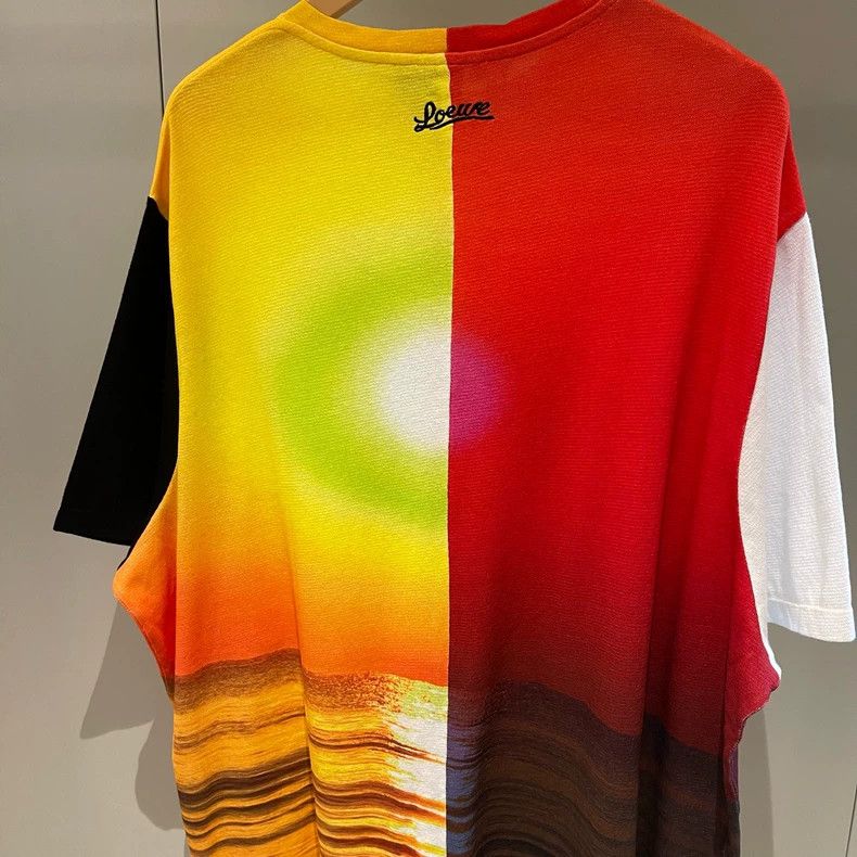 Loewe LOEWE Red and yellow patch sunrise black Logo short sleeve Size M / US 6-8 / IT 42-44 - 2 Thumbnail