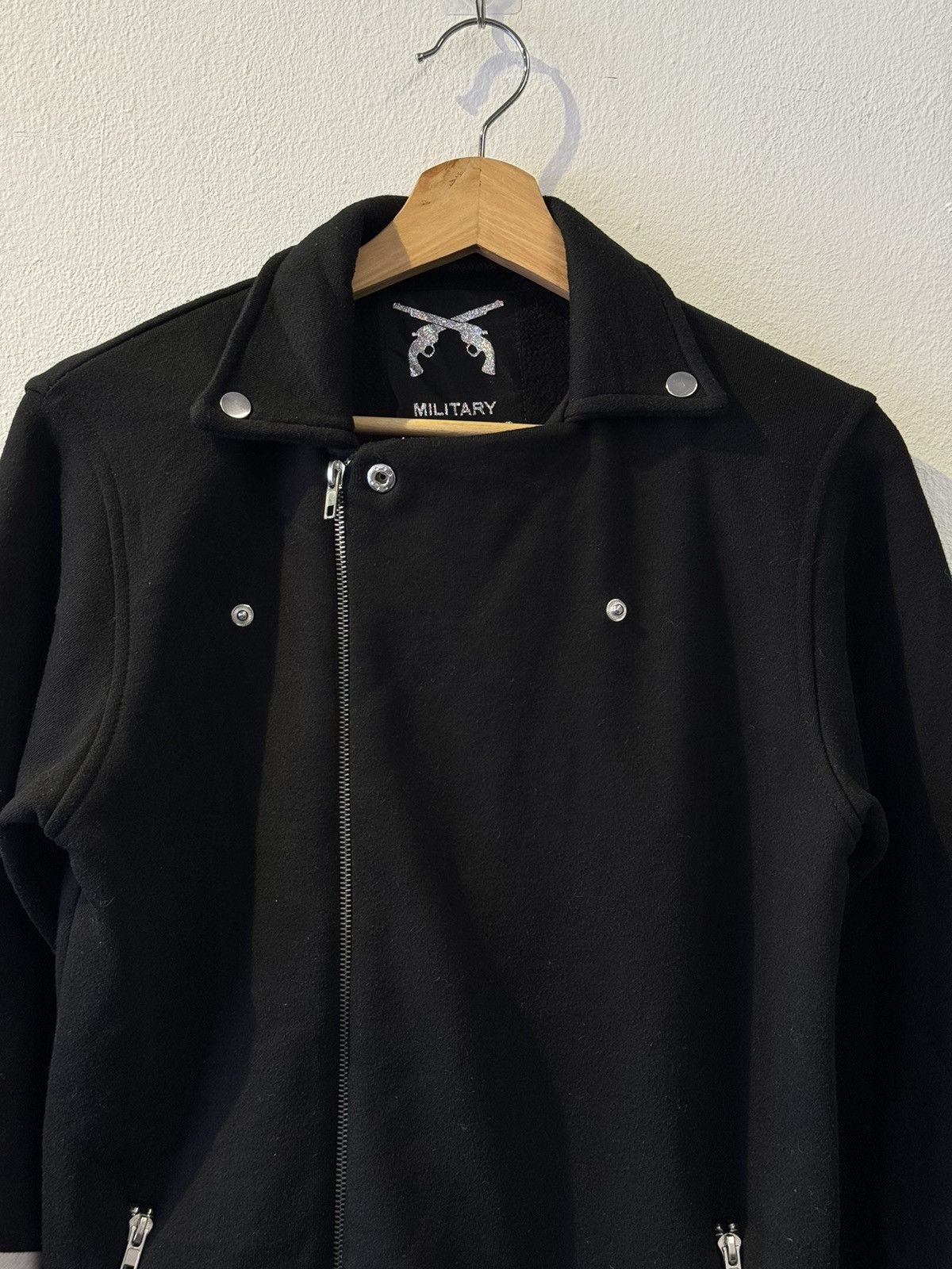 Japanese Brand Military Adoru Kids Skulls Punk Poem Zipped Jacket Size US M / EU 48-50 / 2 - 4 Thumbnail