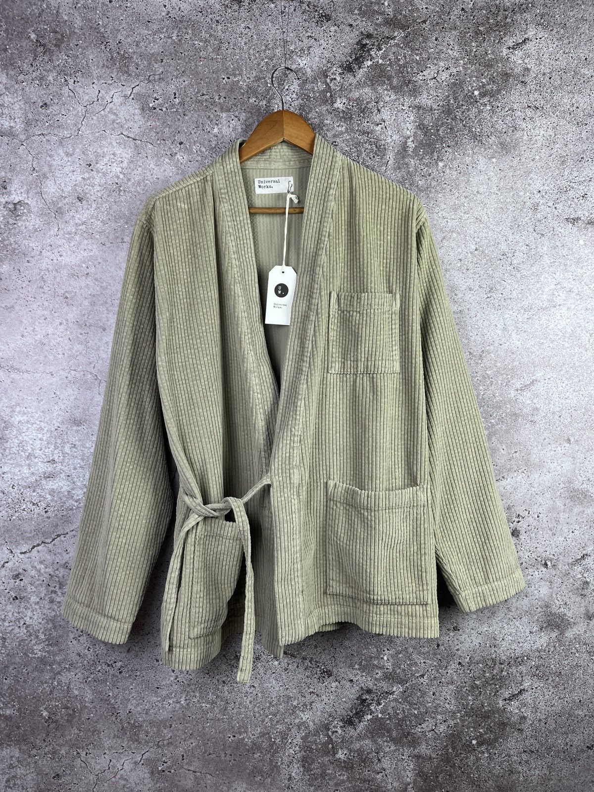 Universal Works Universal Works Kyoto Work Jacket – Stone (Corduroy) Size US L / EU 52-54 / 3 - 1 Thumbnail