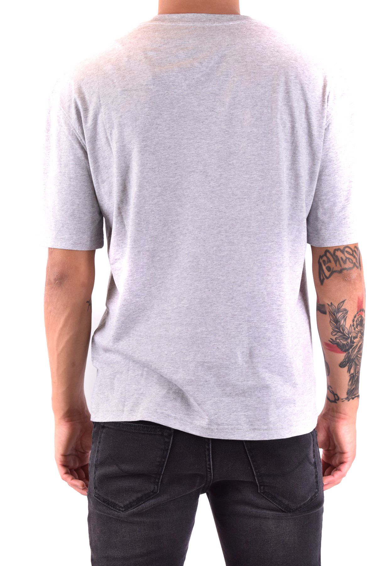 Moschino o1y0225 Logo T-Shirt in Light Grey Size US XXS / EU 40 - 5 Thumbnail