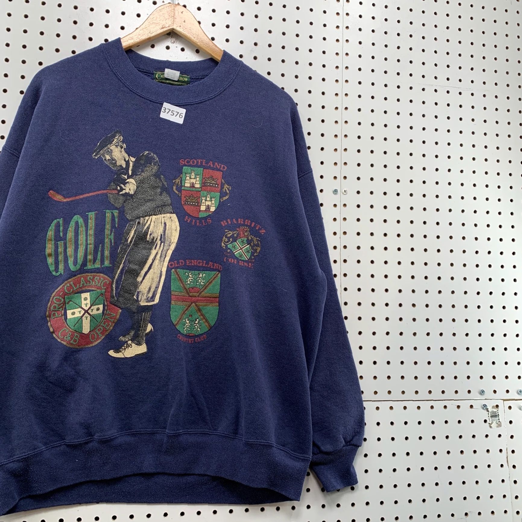 Croft & Barrow VINTAGE Croft & Barrow Sweatshirt Mens XL Blue Golf Graphic Crewneck USA 90s Pullover Sweatshirt Mens Size US XL / EU 56 / 4 - 5 Thumbnail