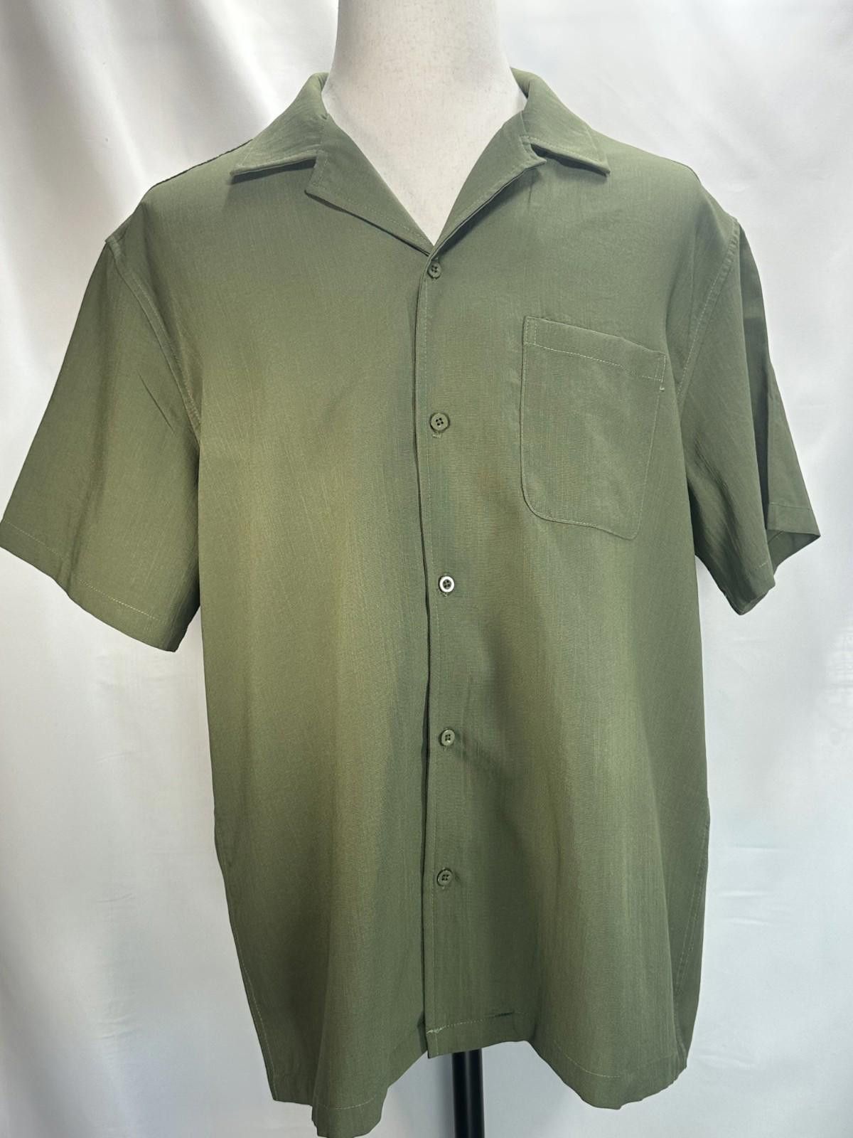 Other Coofandy Short Sleeve Button Down Shirt Green Men's XL Size US XL / EU 56 / 4 - 1 Thumbnail