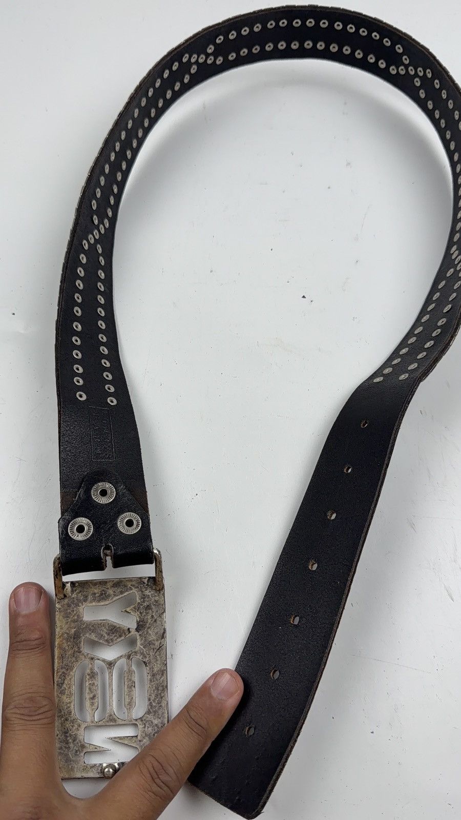 LOWRYS FARM lowrys farm studded leather belt tc53 Size ONE SIZE - 5 Thumbnail