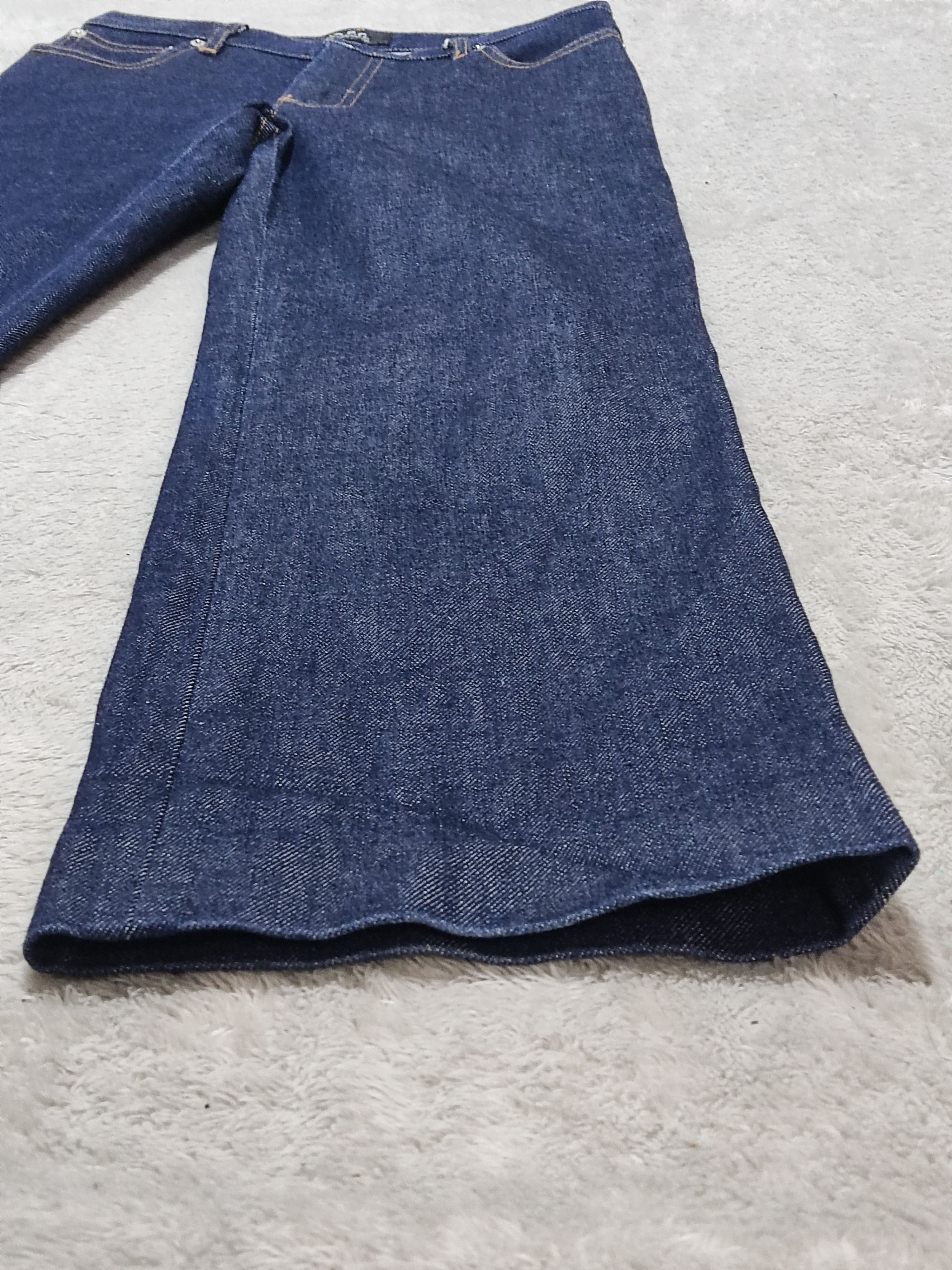 A.P.C. A.P.C. Sailor Jean Dark Indigo Wide Leg Raw Denim High Waist Size US 26 / EU 42 - 10 Thumbnail