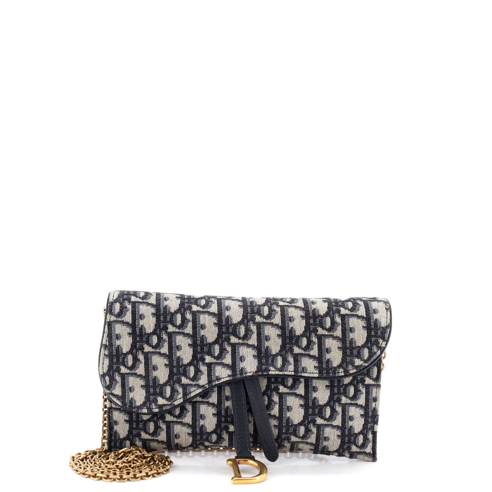 Dior Saddle Chain Wallet Size ONE SIZE - 1 Thumbnail