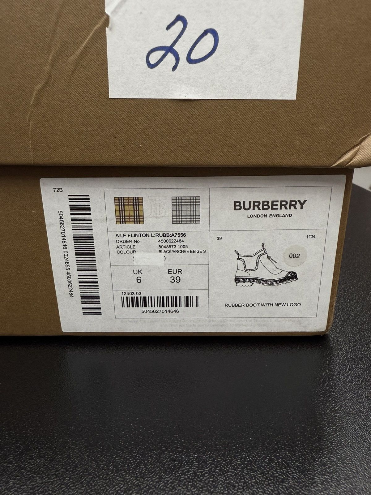 Burberry Burberry Flinton Check Rain Boots Booties Size 39 / 9 US Size US 9 / IT 39 - 20 Thumbnail