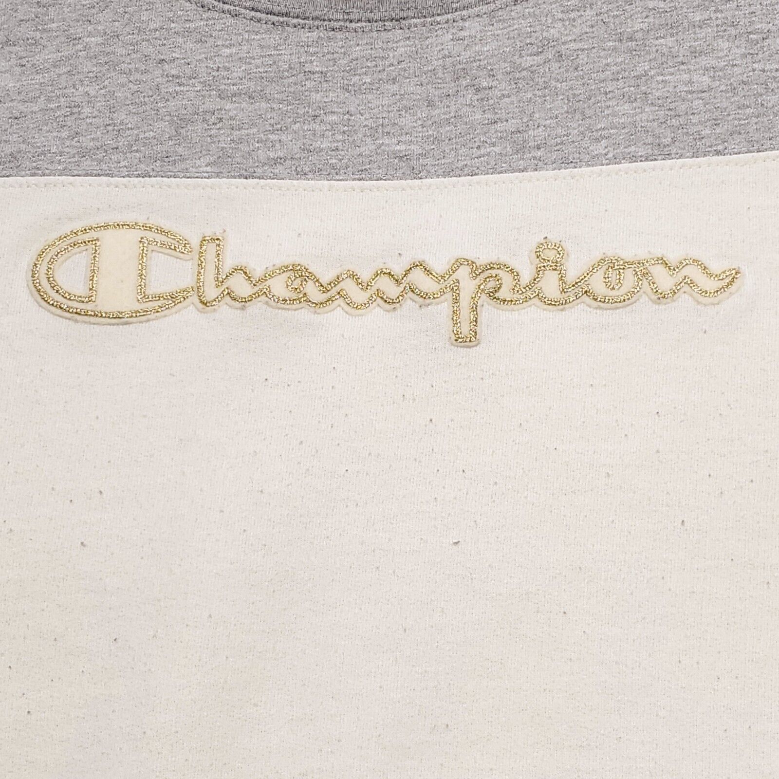 Champion Champion Casual Pullover Sweatshirt Womens Size M Gray White Size M / US 6-8 / IT 42-44 - 4 Thumbnail