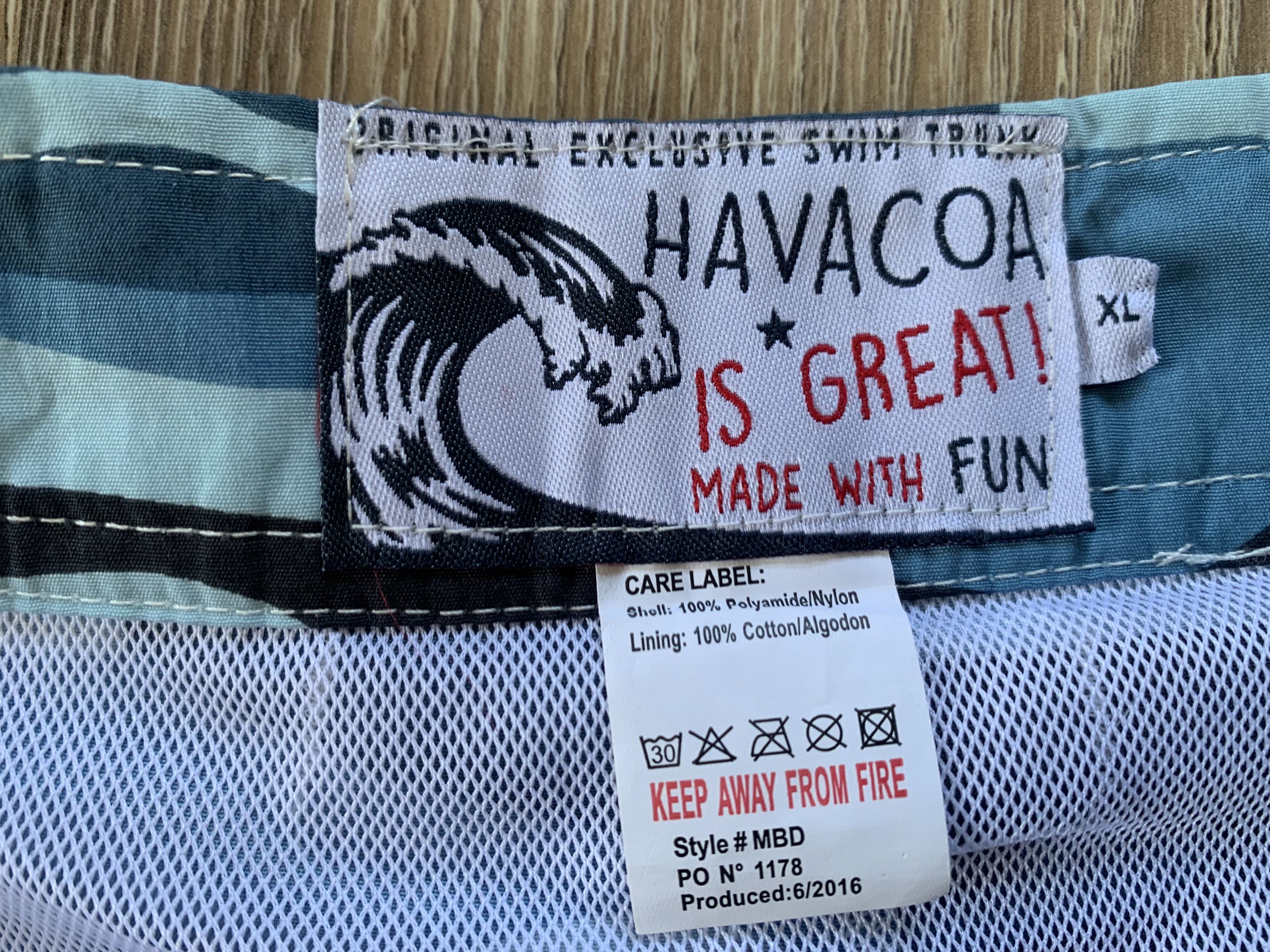 Other Mens Havacoa Camo Miltary Printed Swim Trunk Shorts Size US 36 / EU 52 - 6 Thumbnail