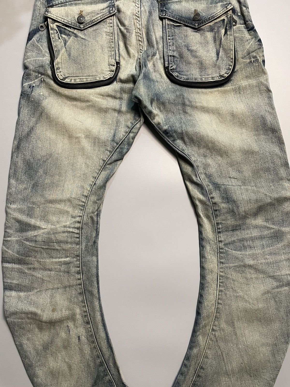 PPFM PPFM Padded Pocket Curved Leg Denim Size US 32 / EU 48 - 15 Thumbnail