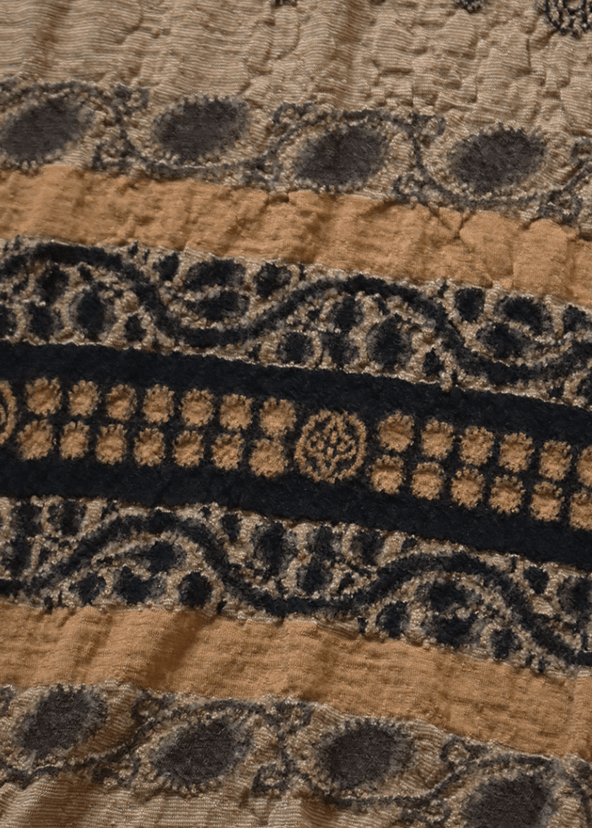 Kapital Shrunken Wool Coptic Skull Scarf Size ONE SIZE - 2 Thumbnail