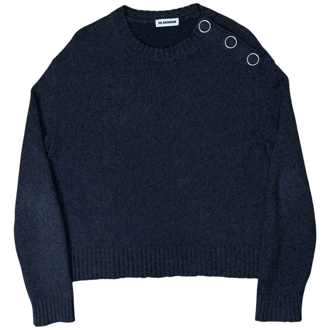 Jil Sander Jil Sander Neck Snap Knit Sweater - SS21 Size US L / EU 52-54 / 3 - 6 Thumbnail