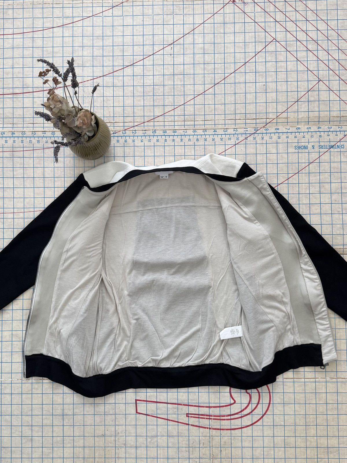 Helmut Lang Helmut Lang Women’s Bomber Jacket Black Grey White Size Med Size M / US 6-8 / IT 42-44 - 8 Thumbnail