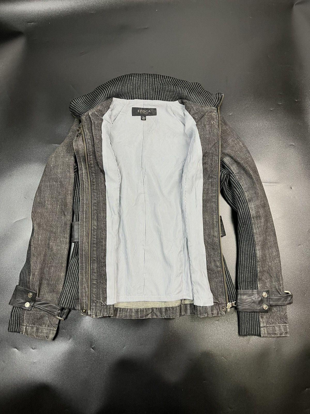 If Six Was Nine × Japanese Brand × Le Grande Bleu (L.G.B.) Japanese Bondage leather jacket by EPOCA Size US S / EU 44-46 / 1 - 11 Thumbnail