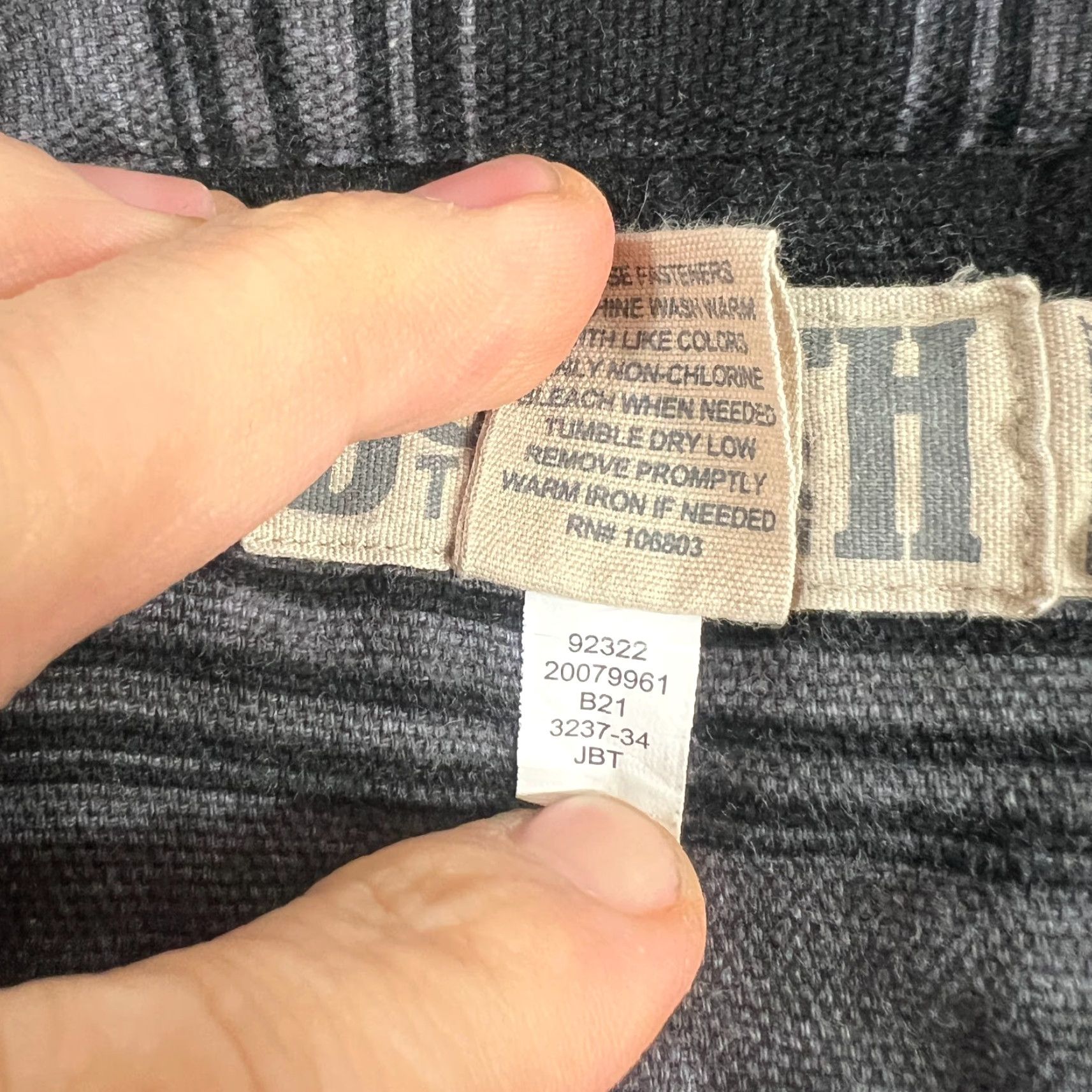 Duluth Trading Company Duluth Trading Co. Jacket Mens L Fire Hose Flannel Lined Limber Jac Striped Jacket Size US L / EU 52-54 / 3 - 5 Thumbnail