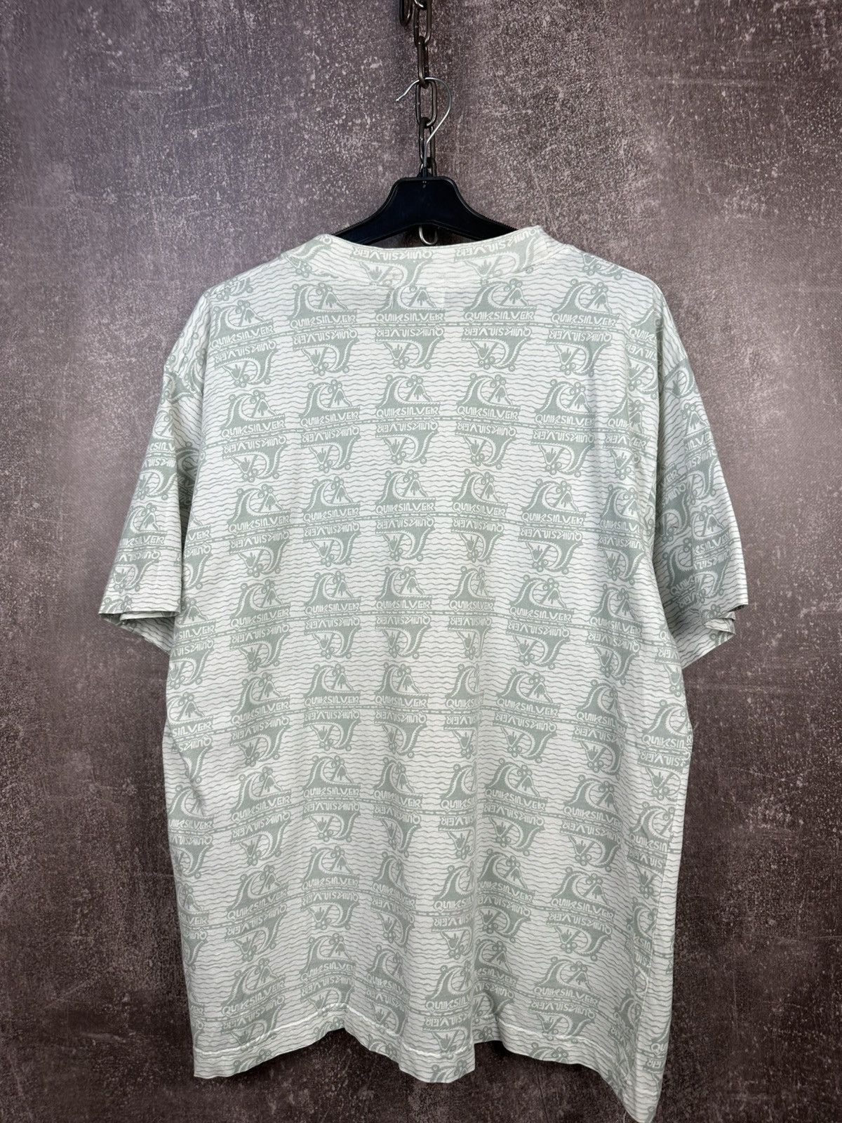Quiksilver Vintage Quiksilver Shirt Mens M Gray 90s Surf Skate RARE Size US M / EU 48-50 / 2 - 2 Thumbnail