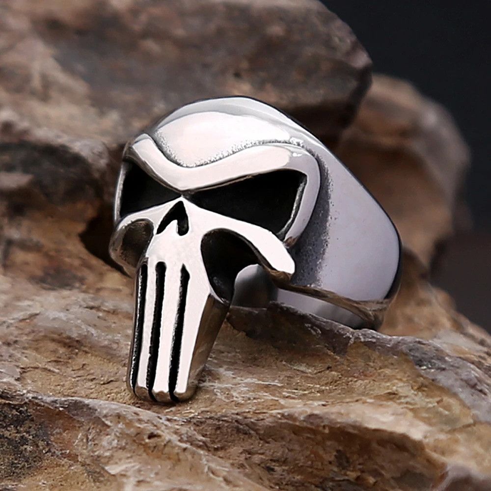 Other Stainless Steel Skull Ring Size ONE SIZE - 1 Thumbnail
