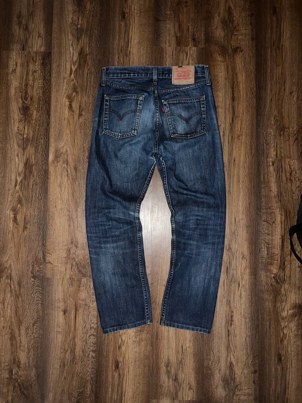 Levi's × Vintage Vintage Levi's 505 Blue Distressed Mud Wash Denim Jeans Size US 31 - 1 Thumbnail