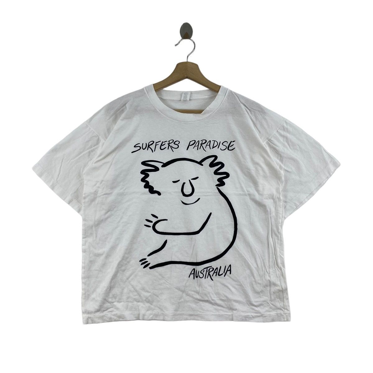 Vintage Vintage SURFERS PARADISE AUSTRALIA Koala Drawing Design Size US L / EU 52-54 / 3 - 1 Thumbnail