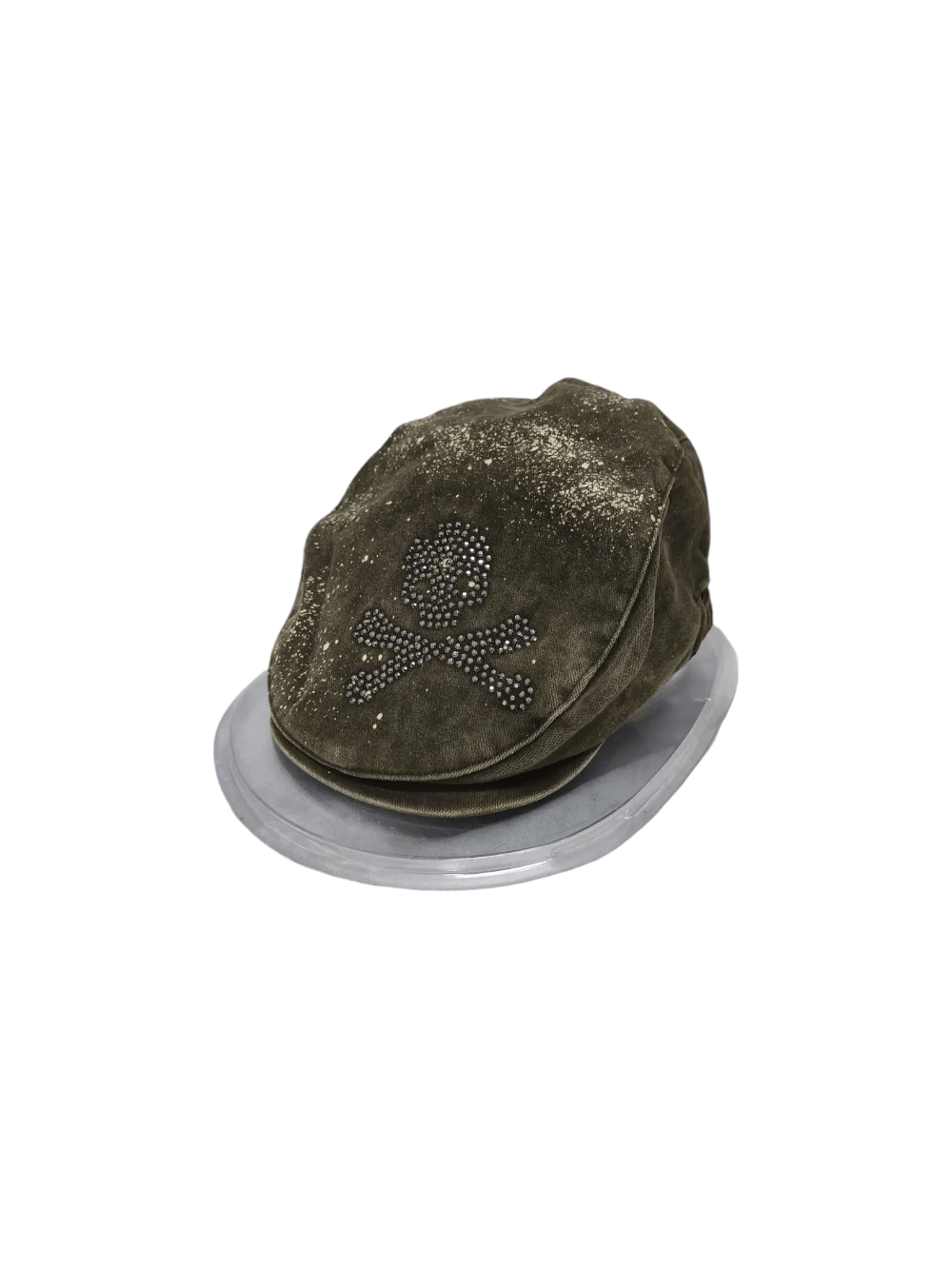 Japanese Brand SKULLS ACID WASH STYLE BARETTA CAP Size ONE SIZE - 1 Thumbnail