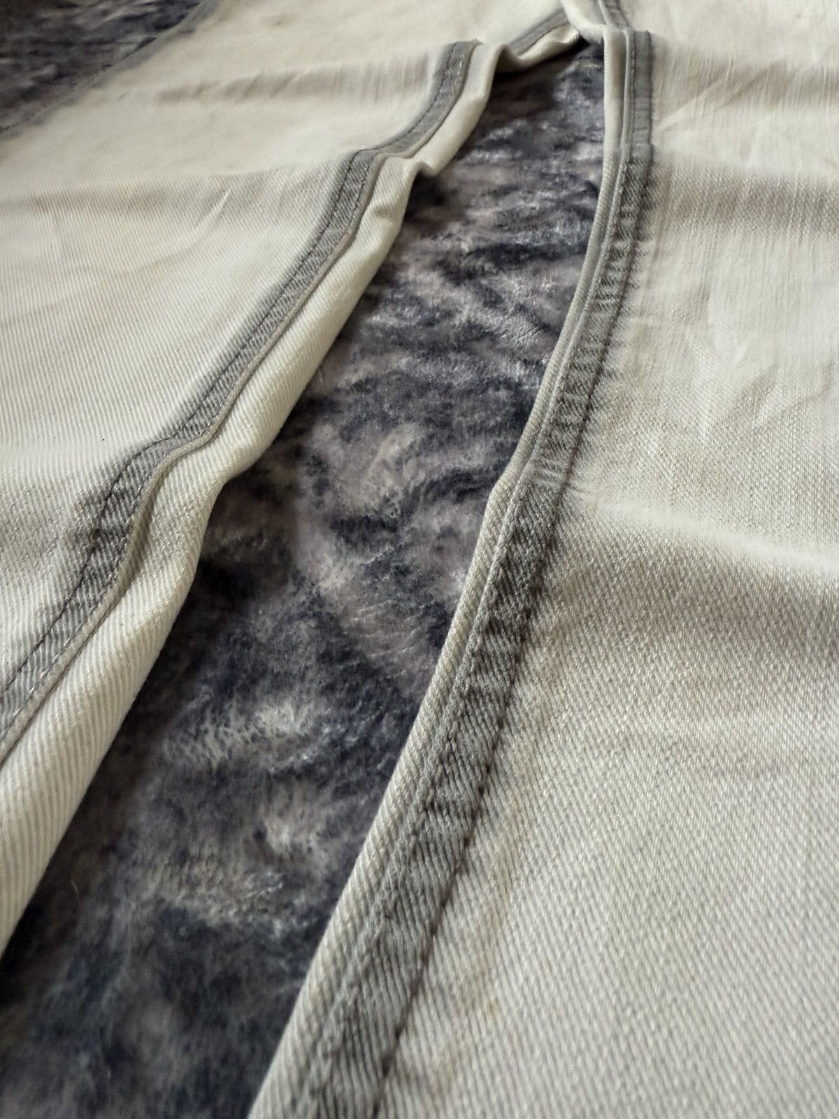 Tete Homme Tete Homme Japan Trompe l'oeil Contrast Stitch Jeans Size US 29 - 10 Thumbnail