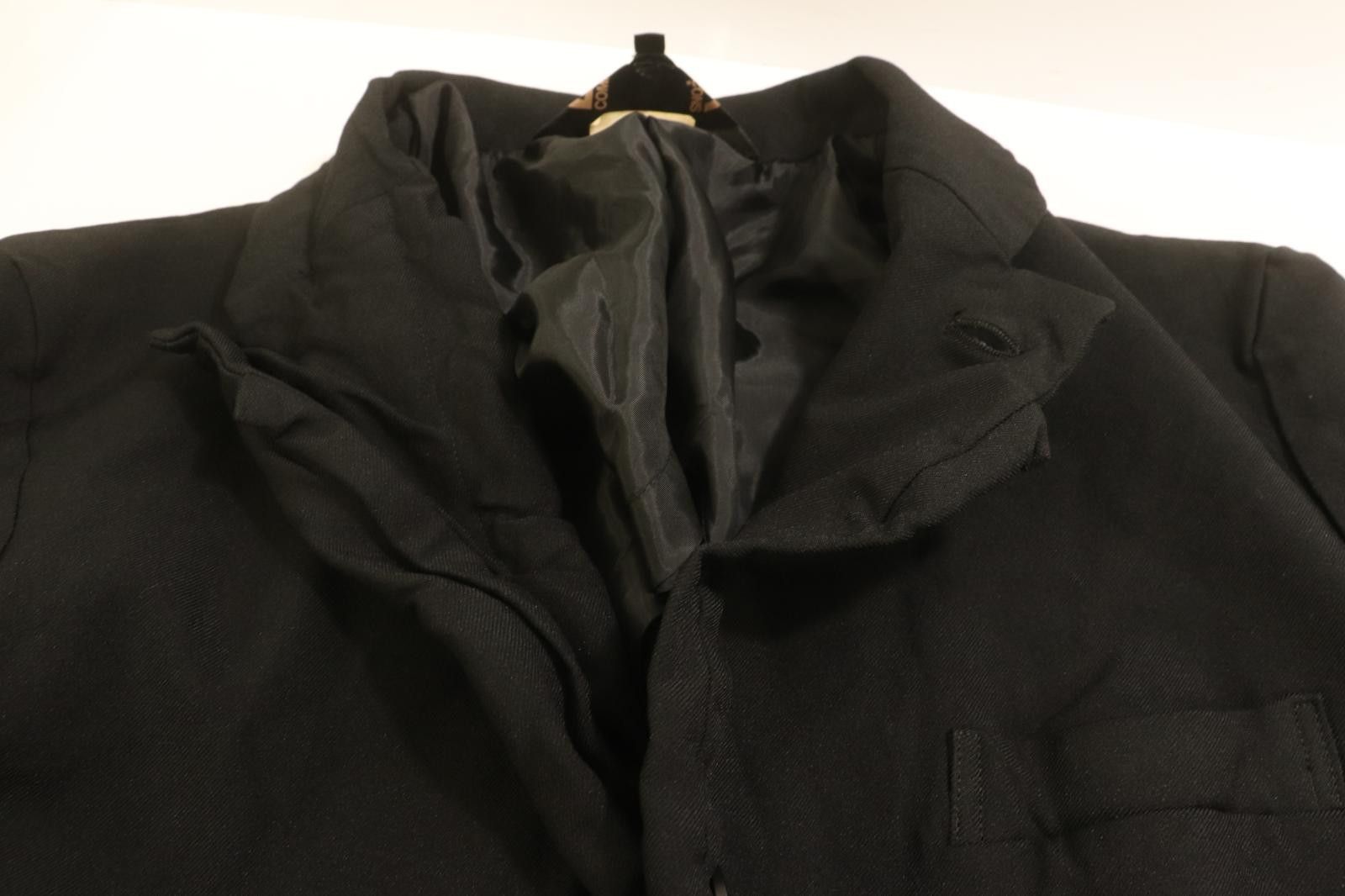 Comme des Garcons Black Jacket Tailored Plain Polyester Size US M / EU 48-50 / 2 - 11 Thumbnail
