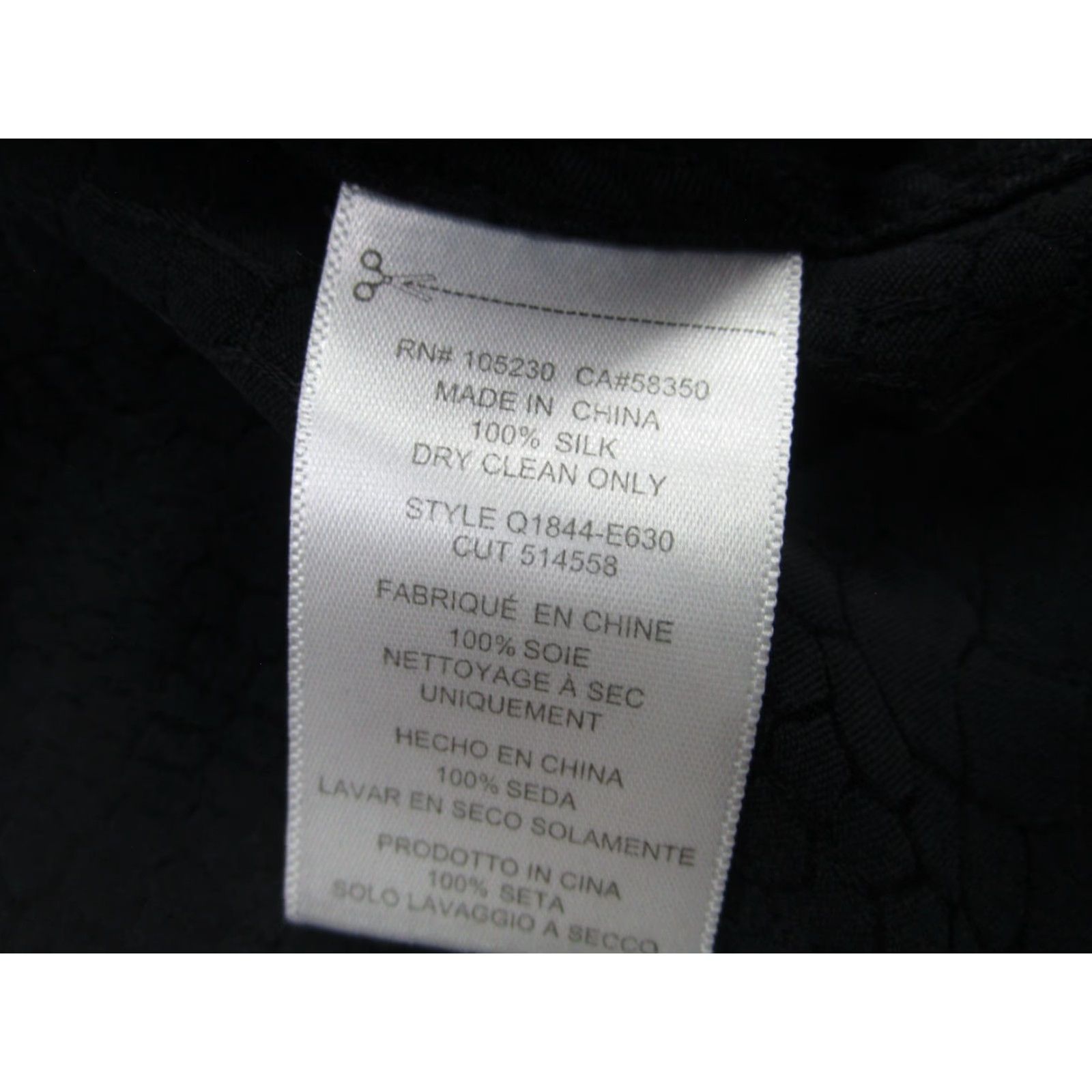 Equipment VINTAGE Equipment Shirt Dress Womens Small Black Silk Sleeveless Button Front Size S / US 4 / IT 40 - 6 Thumbnail