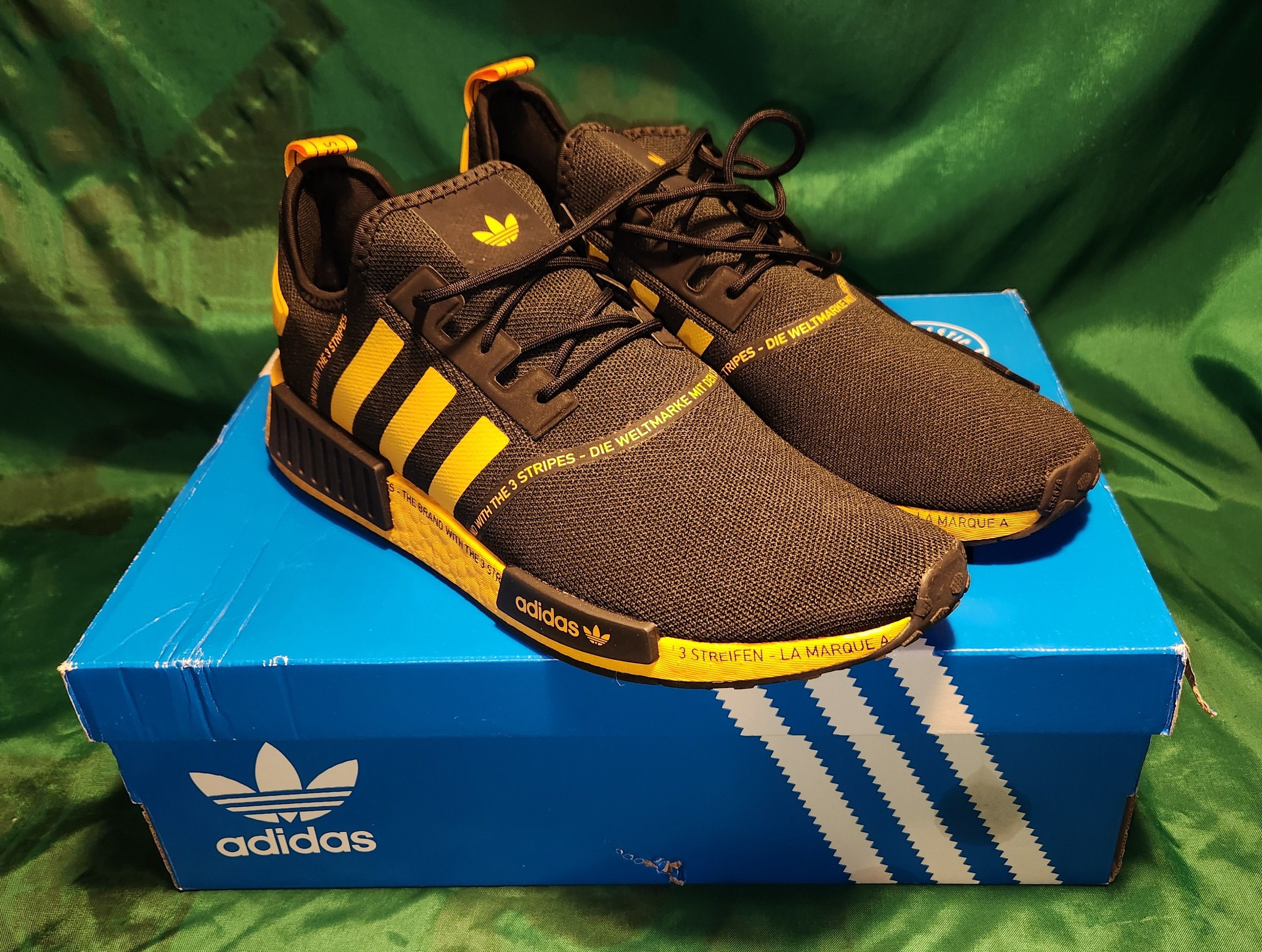 Adidas Adidas Originals NMD R1 Men's Size 13 Black/Gold HP2969 Size US 13 / EU 46 - 1 Thumbnail
