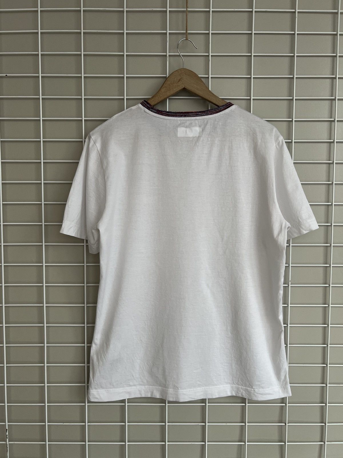 Missoni Missoni Space Dyed Collar T-Shirt Mens Size M Short Sleeve Size US M / EU 48-50 / 2 - 7 Thumbnail