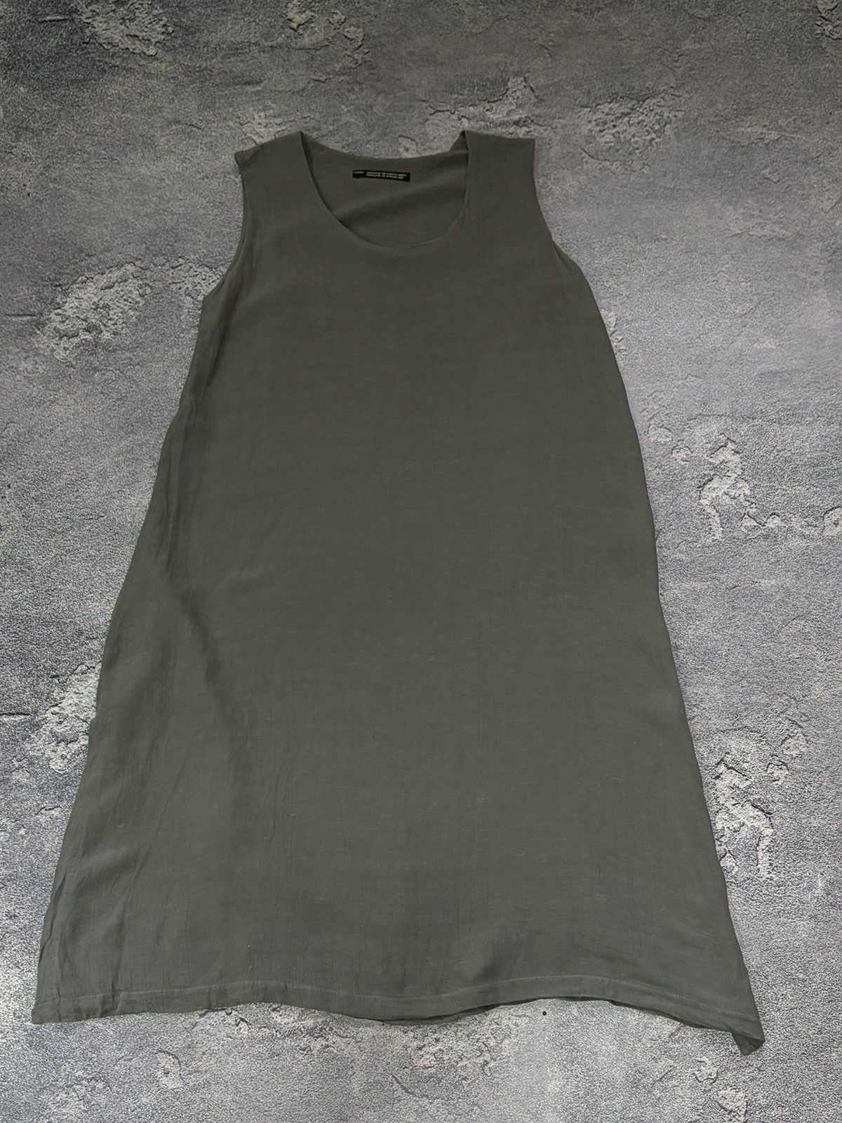 Rundholz Rundholz Grey Sleeveless Asymmetric Lagenlook Dress S Size S / US 4 / IT 40 - 3 Thumbnail