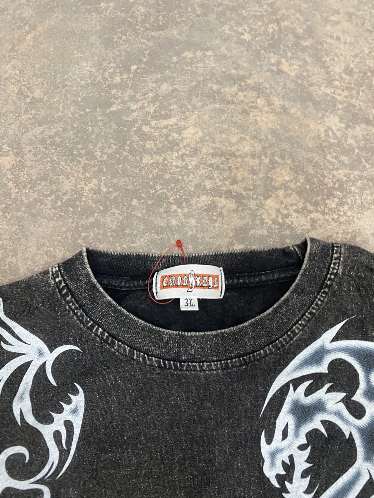 Japanese Brand Crosskeys Sukajan Dragon Washed 90s Lgb Punk Grunge Size US XL / EU 56 / 4 - 6 Thumbnail