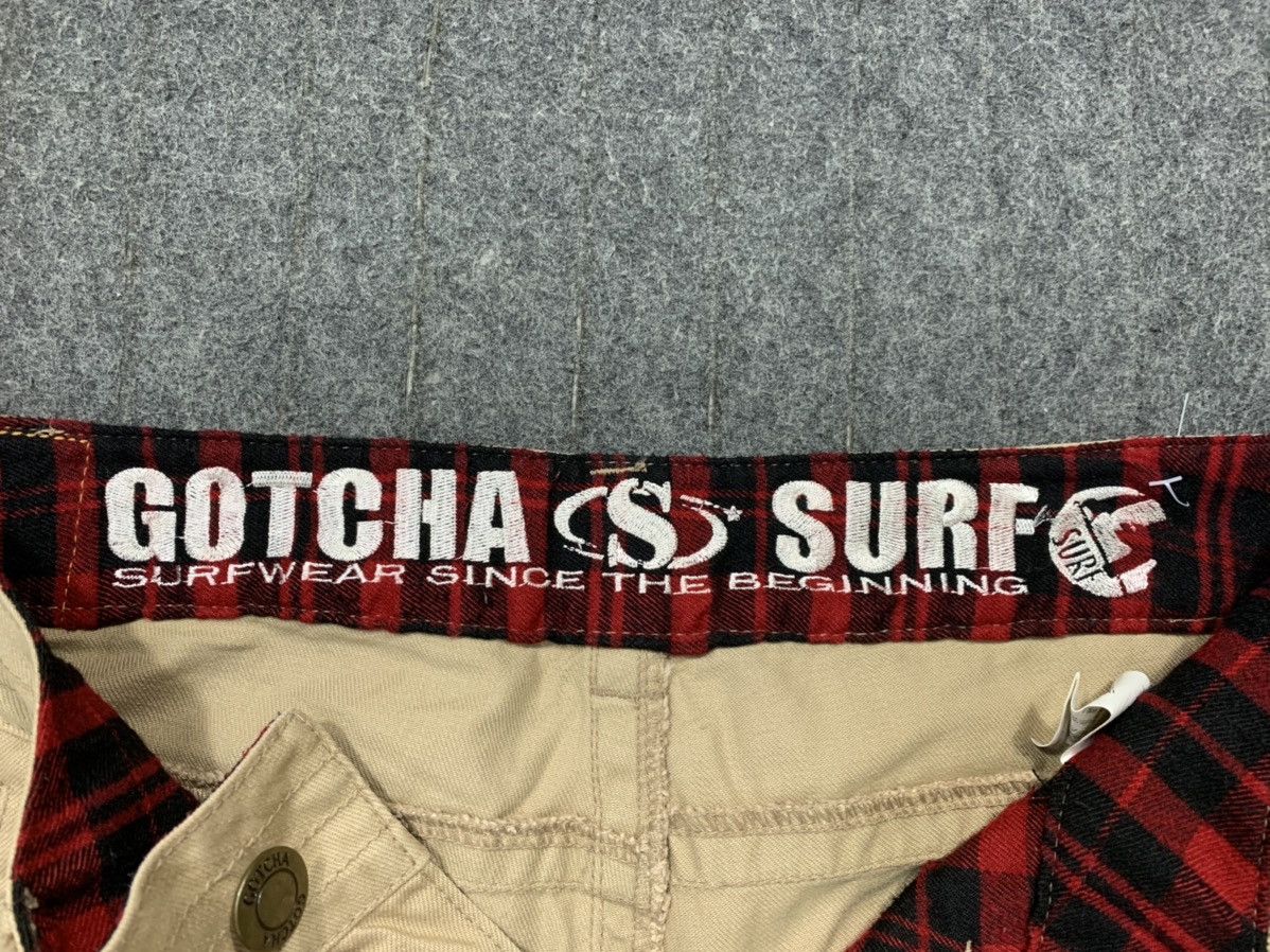 Gotcha 90s Gotcha Surf Brown Denim Jeans Embroidery Quotes Size US 32 / EU 48 - 11 Thumbnail