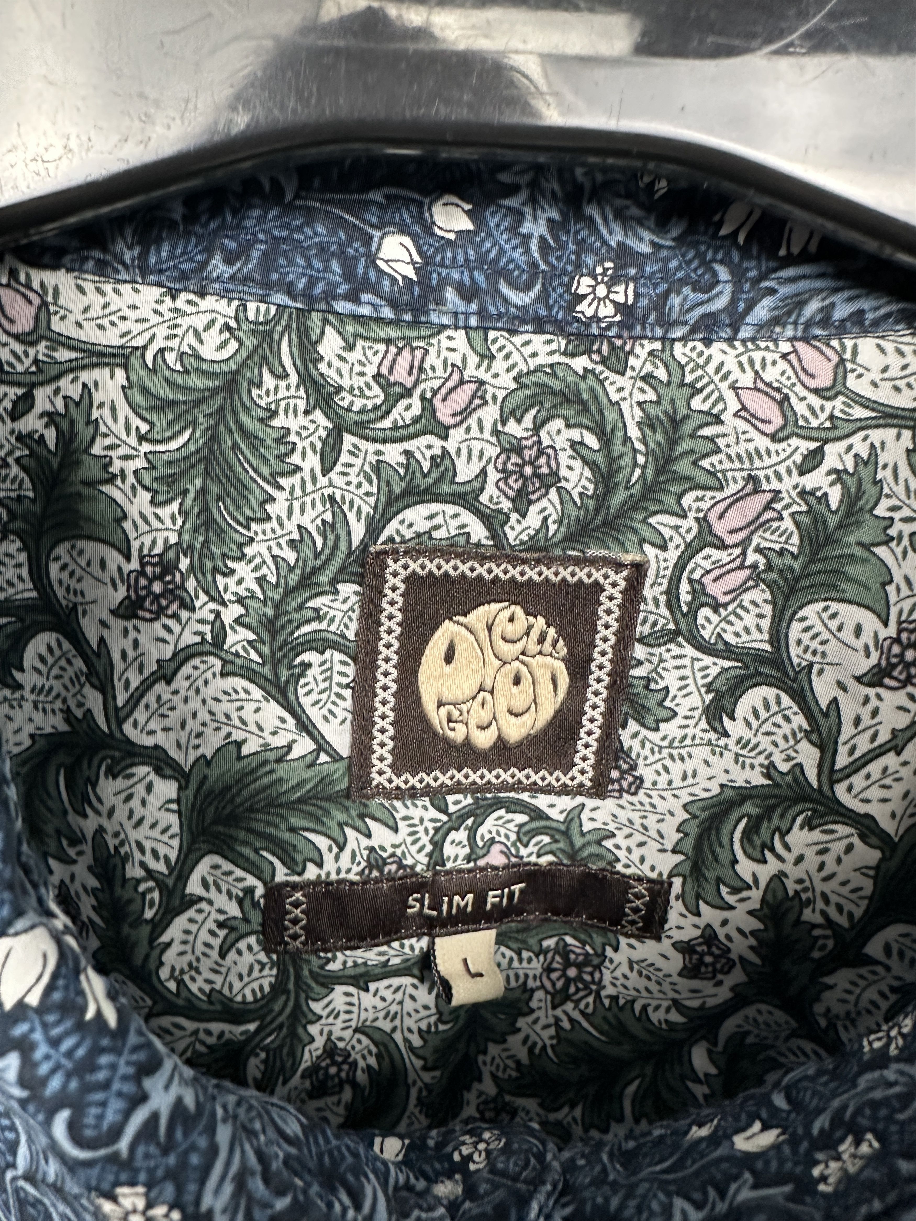 Pretty Green Pretty Green Mens Long Sleeve Shirt Size US L / EU 52-54 / 3 - 3 Thumbnail