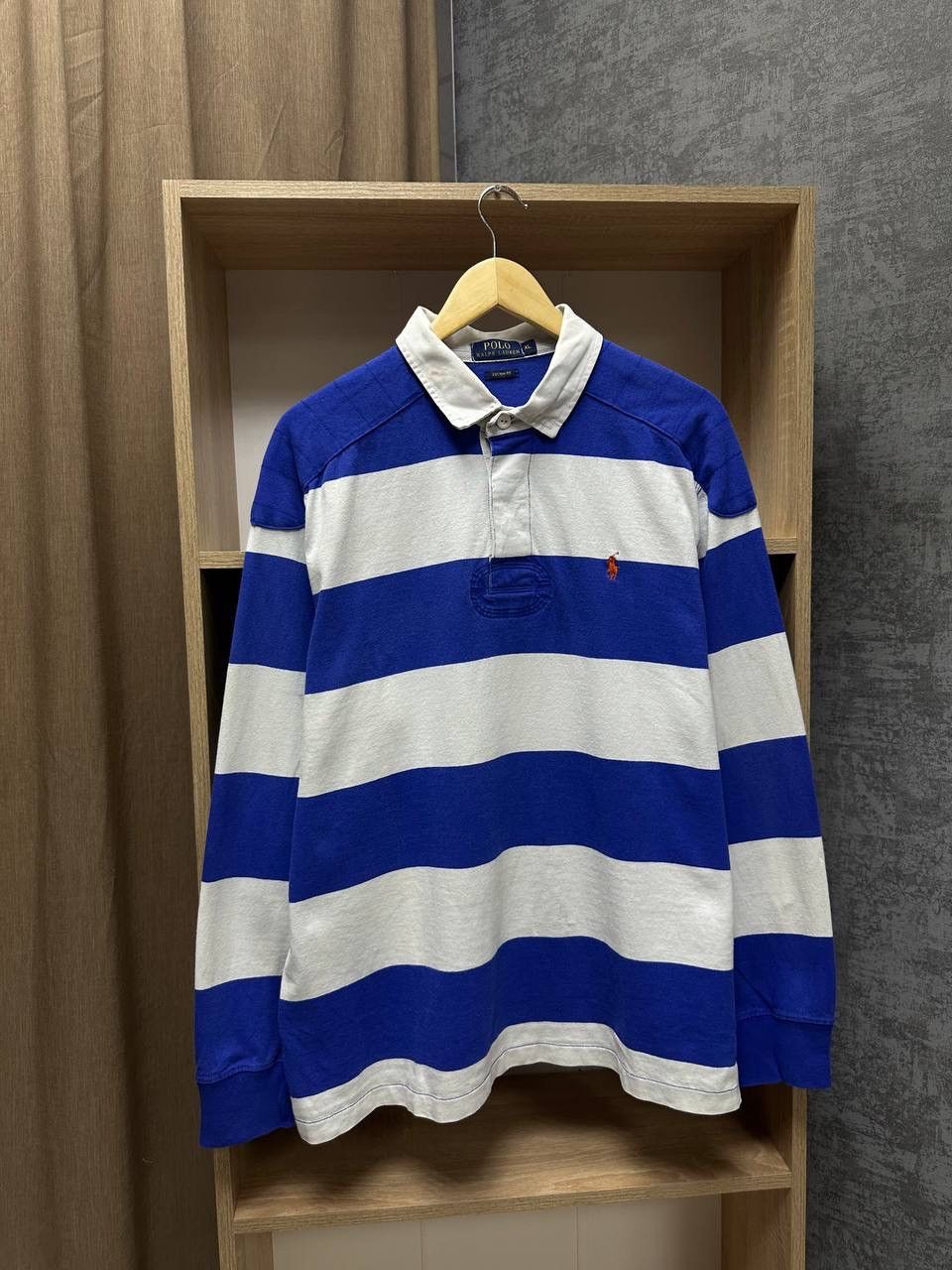 Polo Ralph Lauren × Vintage Vintage Polo Ralph Lauren Rugby PRL Sweatshirt Size US XL / EU 56 / 4 - 4 Thumbnail