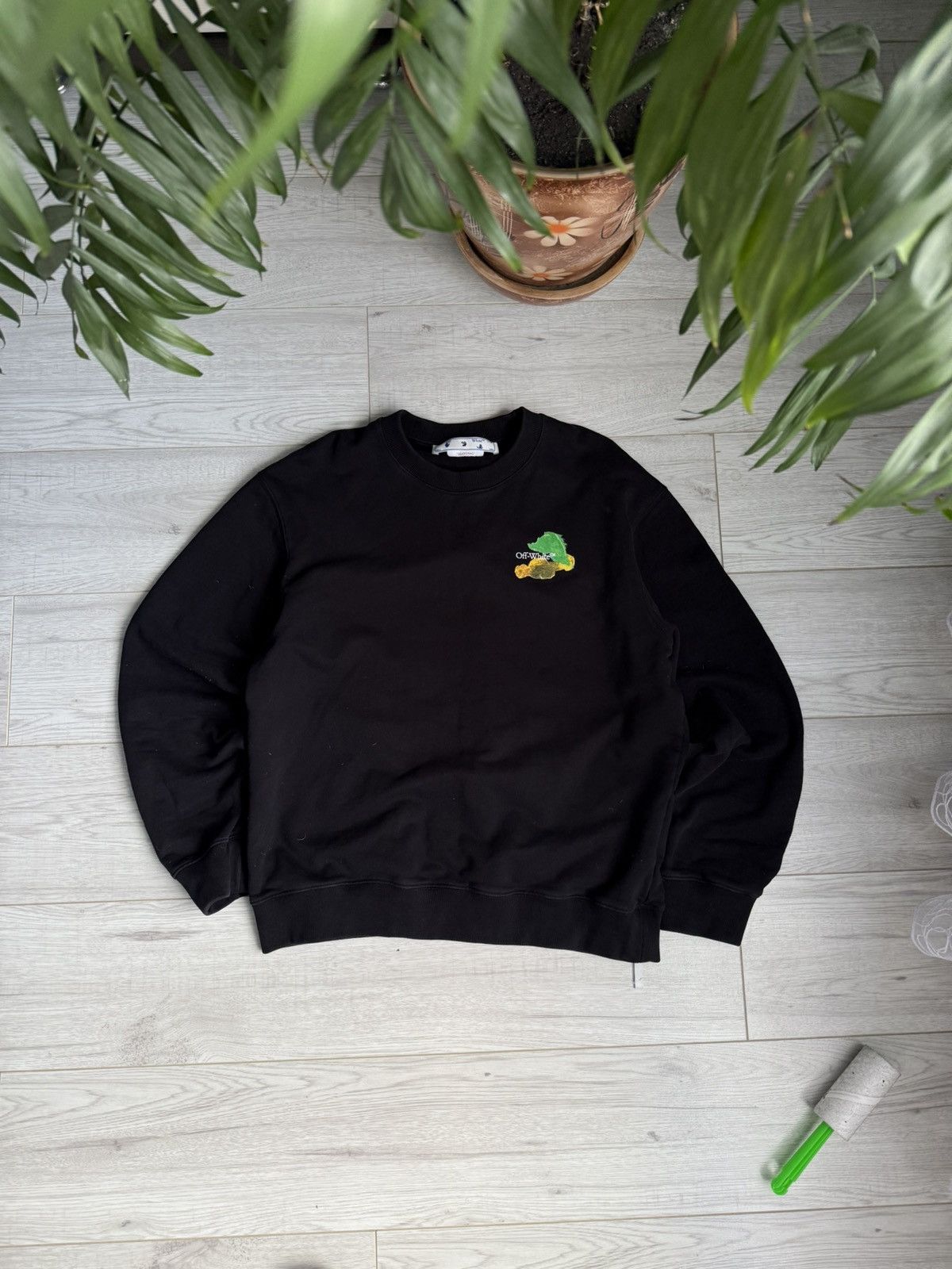 Off-White Off-White sweatshirt back logo crewneck Size US XL / EU 56 / 4 - 3 Thumbnail