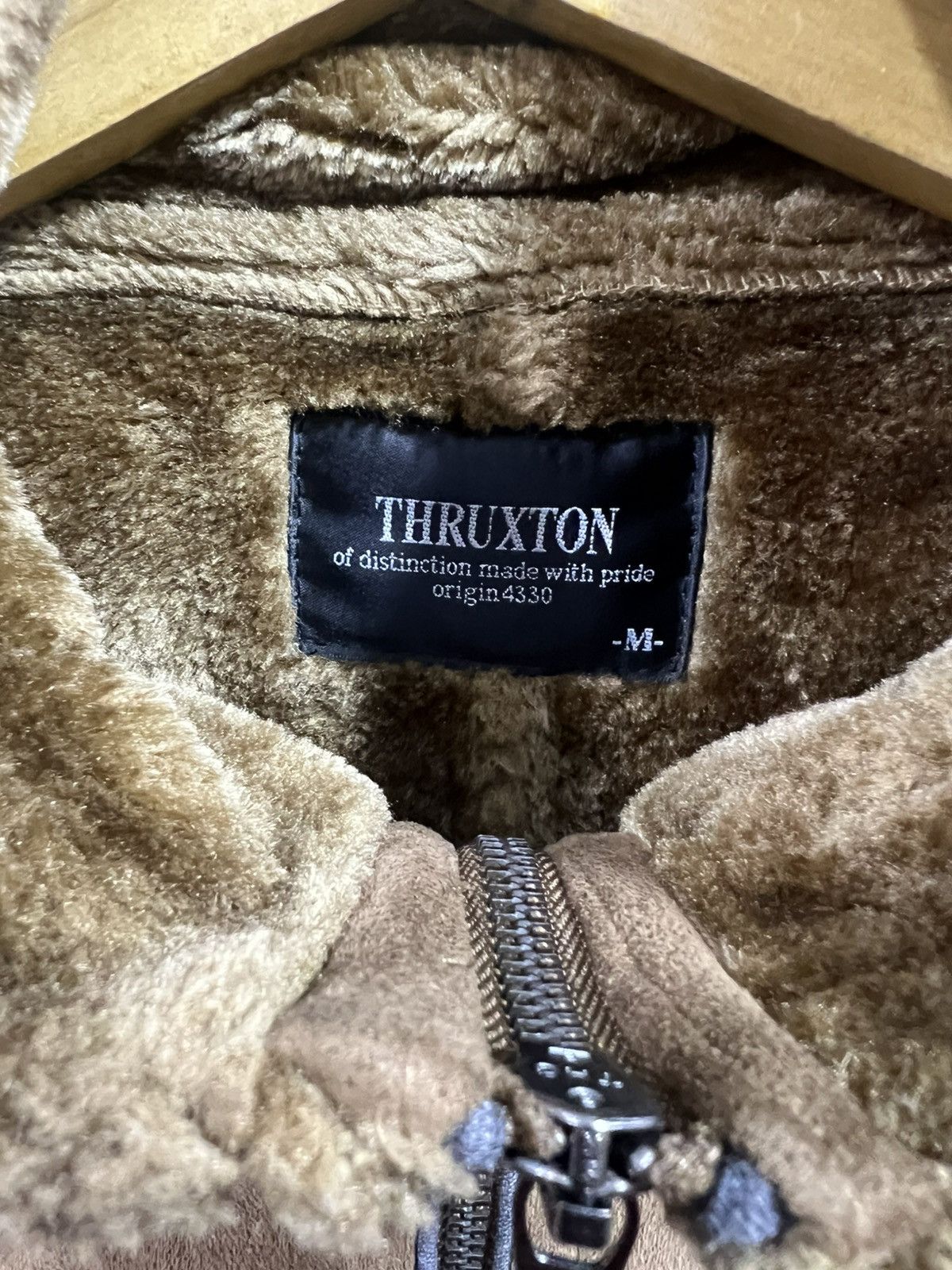 Japanese Brand Thruxton Shearling Fur Jacket Size US M / EU 48-50 / 2 - 4 Thumbnail