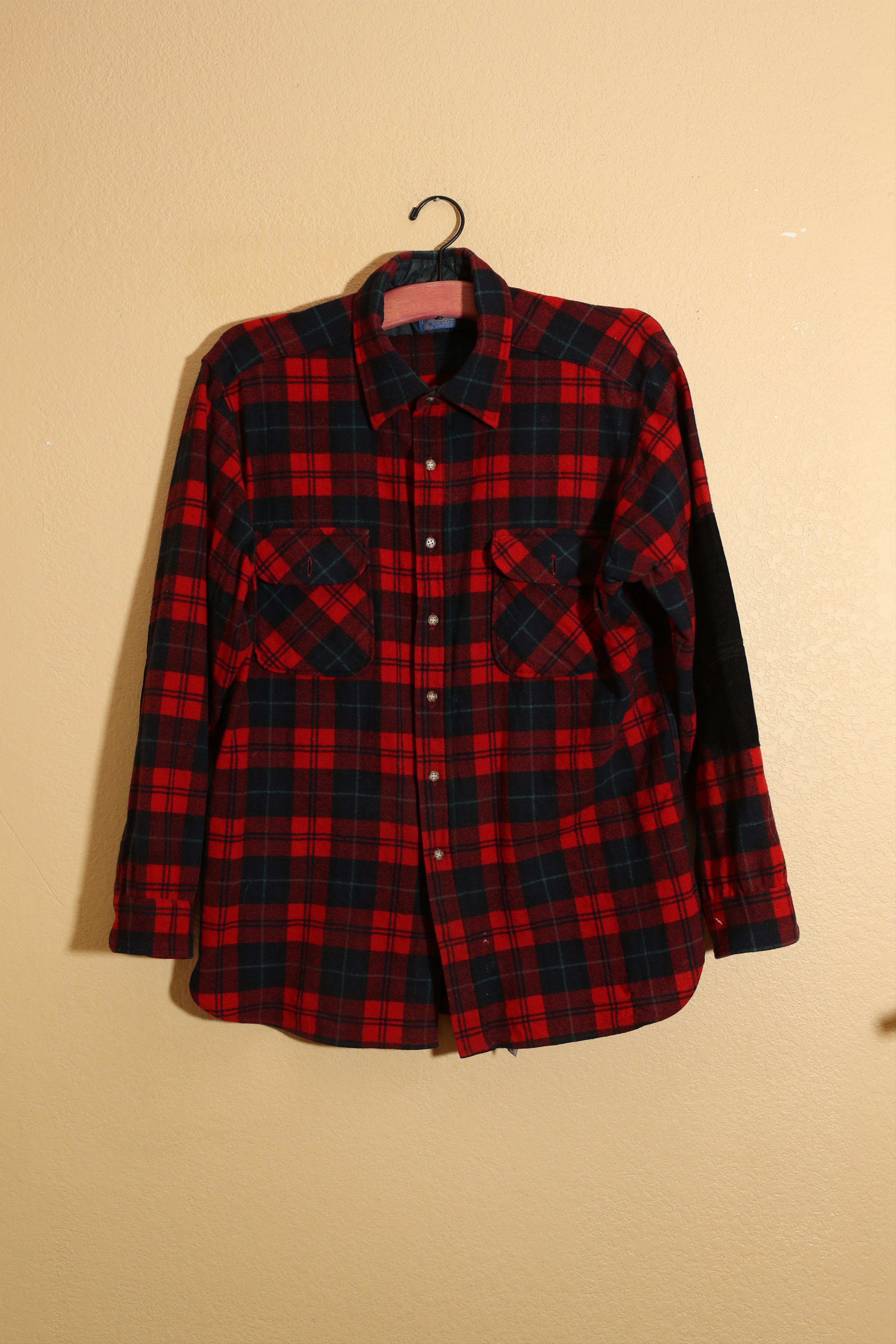 Pendleton Vintage Pendleton Wool Red Tartan Flannel (XL) Size US XL / EU 56 / 4 - 1 Thumbnail