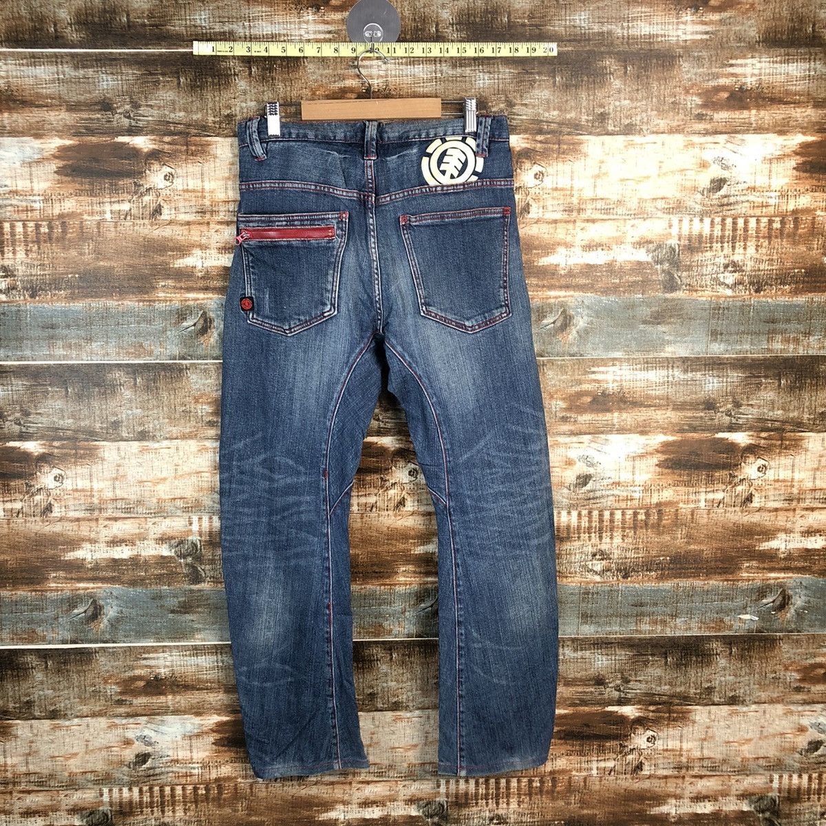 Element × Vintage DLL Element Blue selvedge Denim Pants #C122 Size US 30 / EU 46 - 12 Thumbnail
