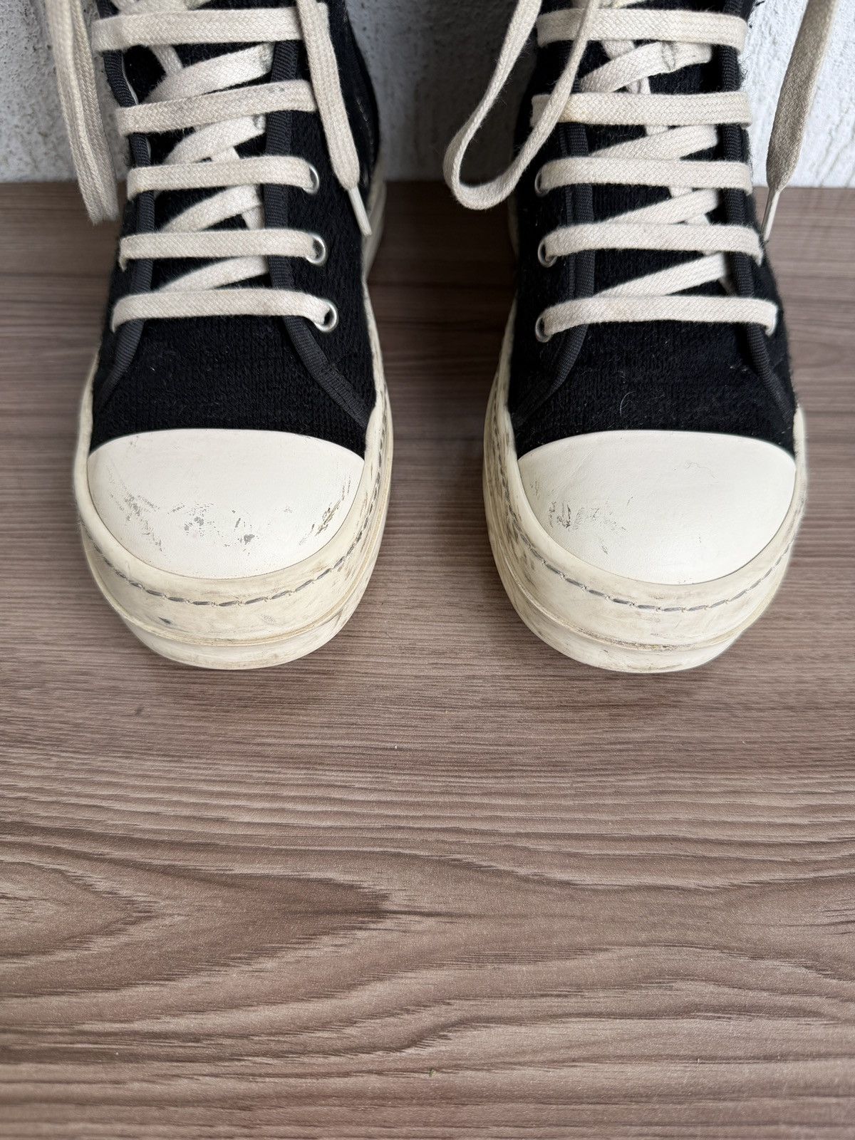Rick Owens Drkshdw Wool drkshdw ramones Size US 5.5 / IT 35.5 - 6 Thumbnail