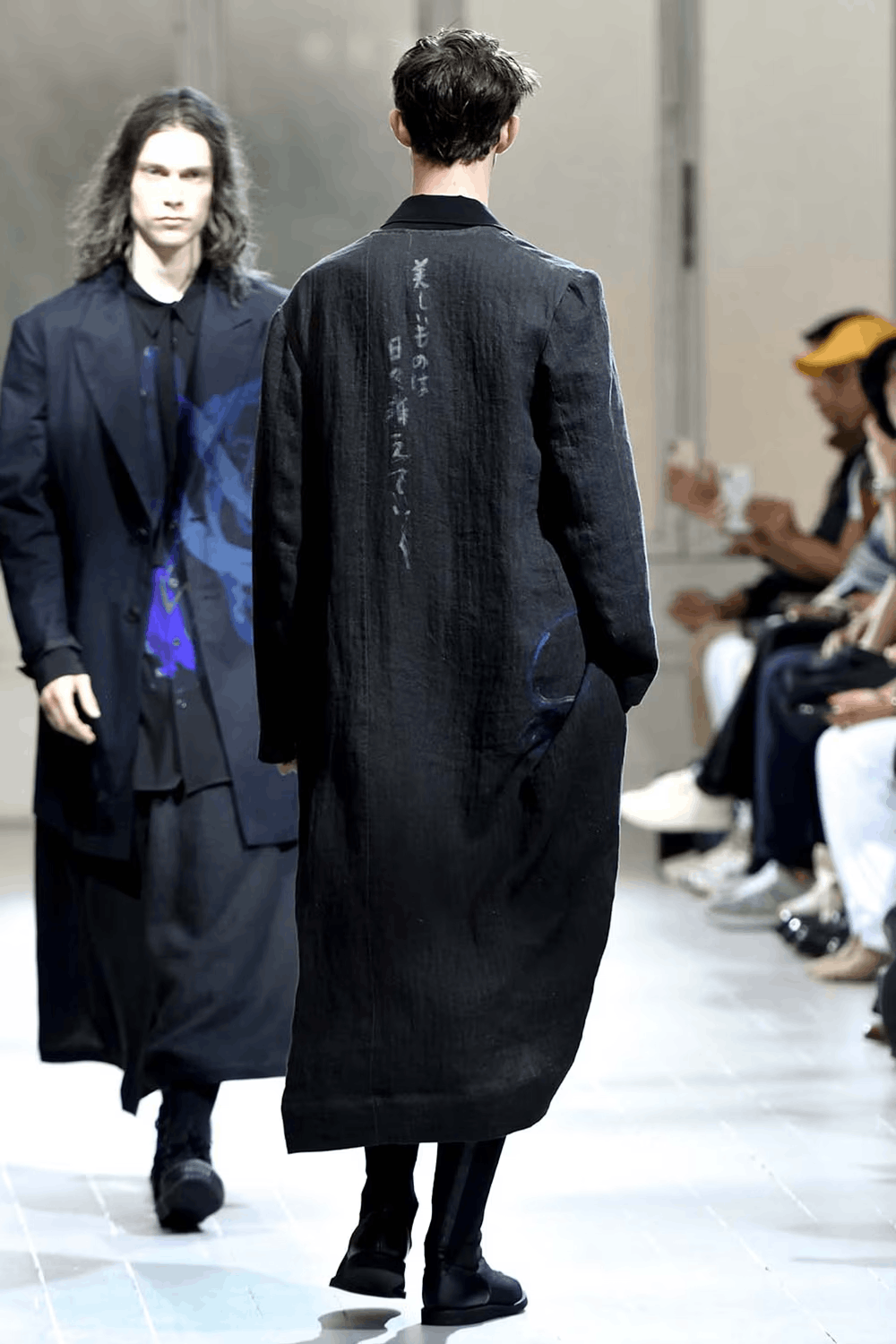 Yohji Yamamoto Yohji Yamamoto Pour Homme SS20 Runway Double Layered Coat Size US L / EU 52-54 / 3 - 5 Thumbnail