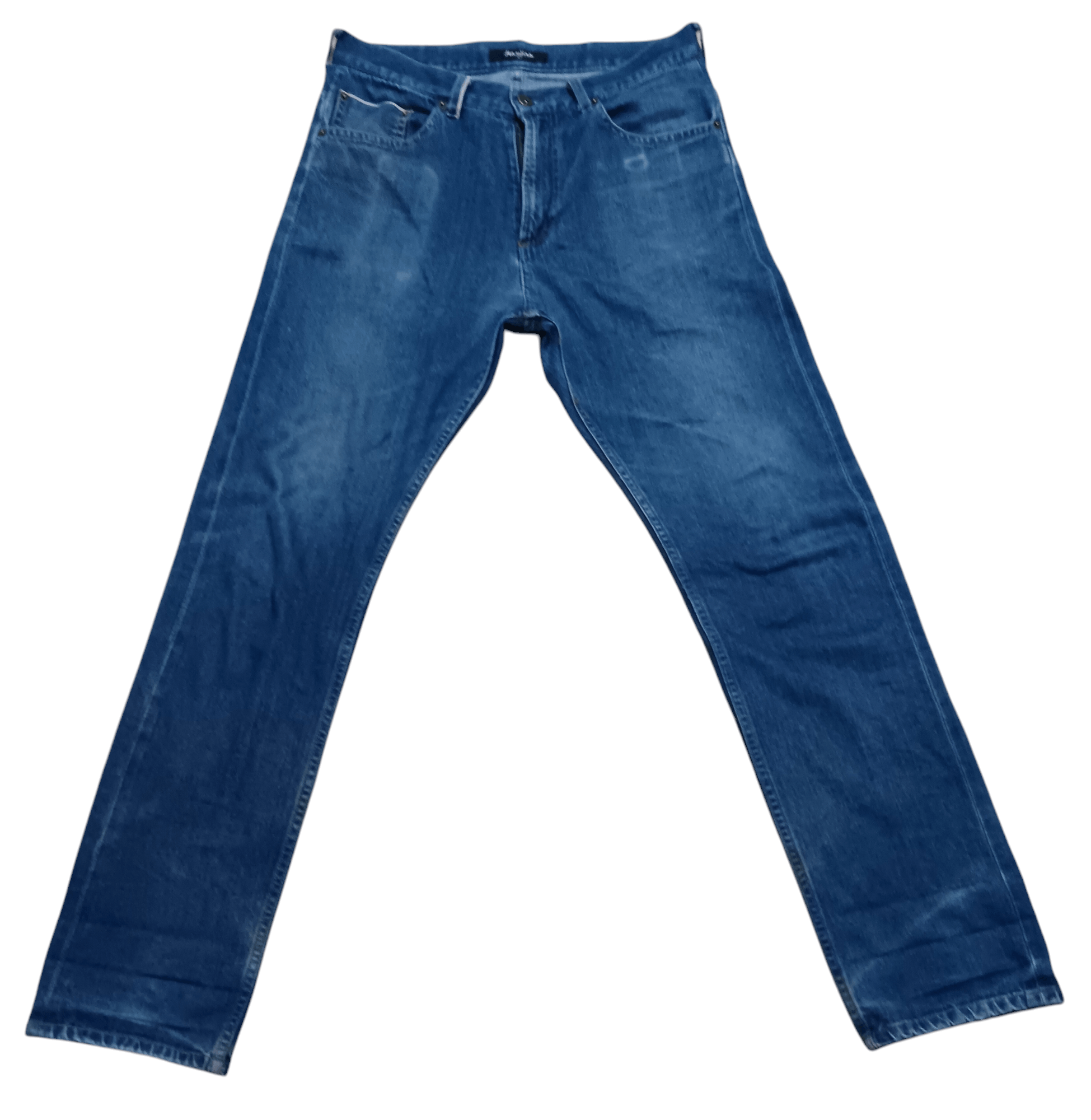 Blue Blue Japan VINTAGE HANJIRA SEASONED JEANS Size US 34 / EU 50 - 1 Thumbnail