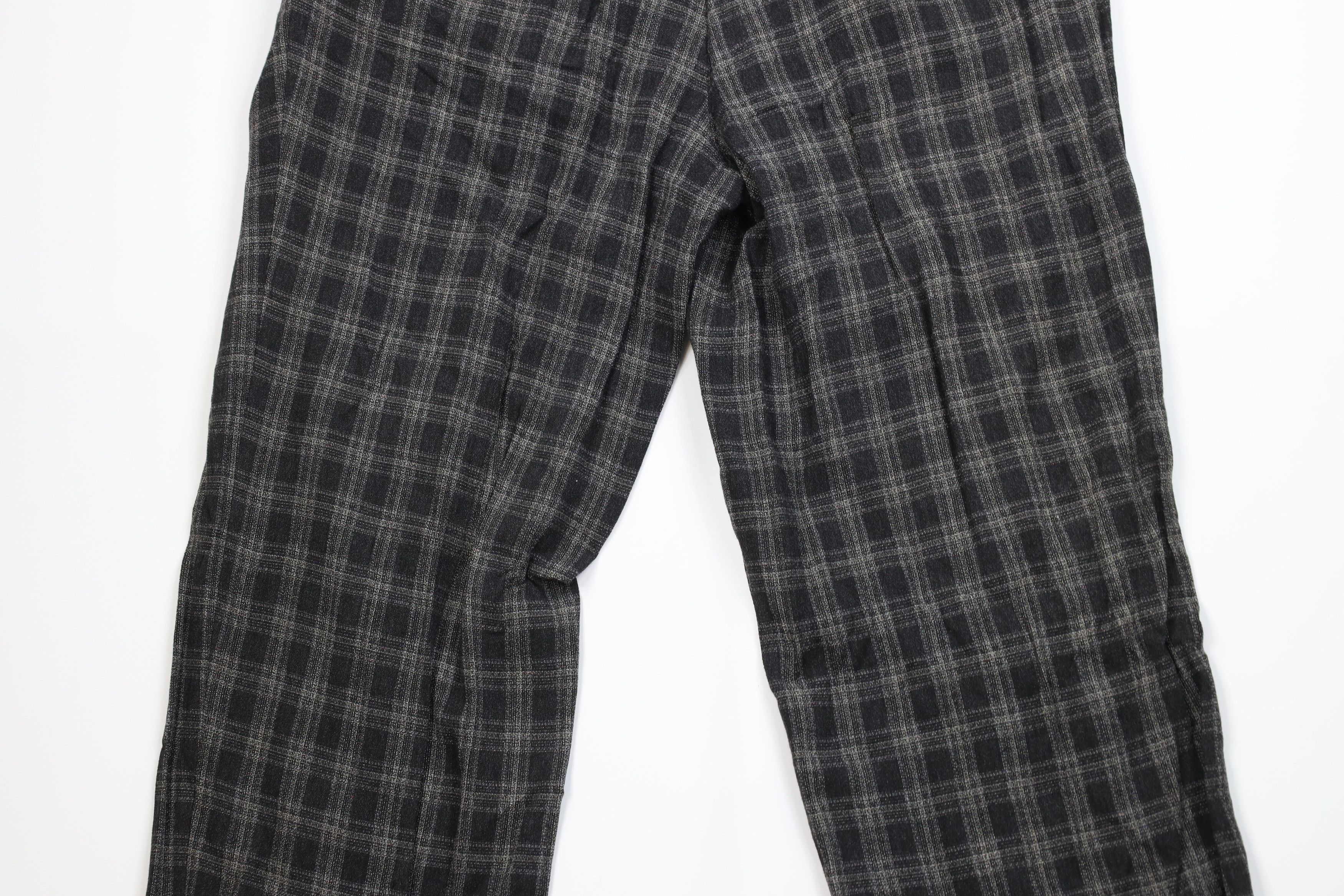 Vintage Vintage 90s Streetwear Pleated Wide Leg Chino Pants Plaid Size US 36 / EU 52 - 12 Thumbnail