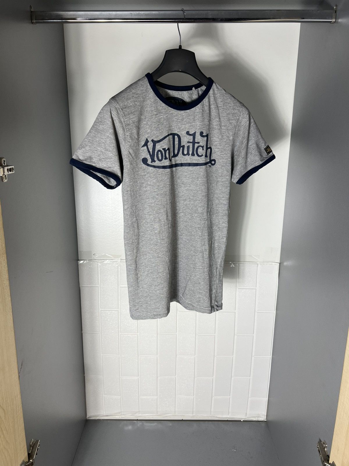 Vintage × Von Dutch VERY RARE VON DUTCH BIG LOGO T-SHIRT JAPAN STYLE Y2K 90s SK8 Size US S / EU 44-46 / 1 - 3 Thumbnail