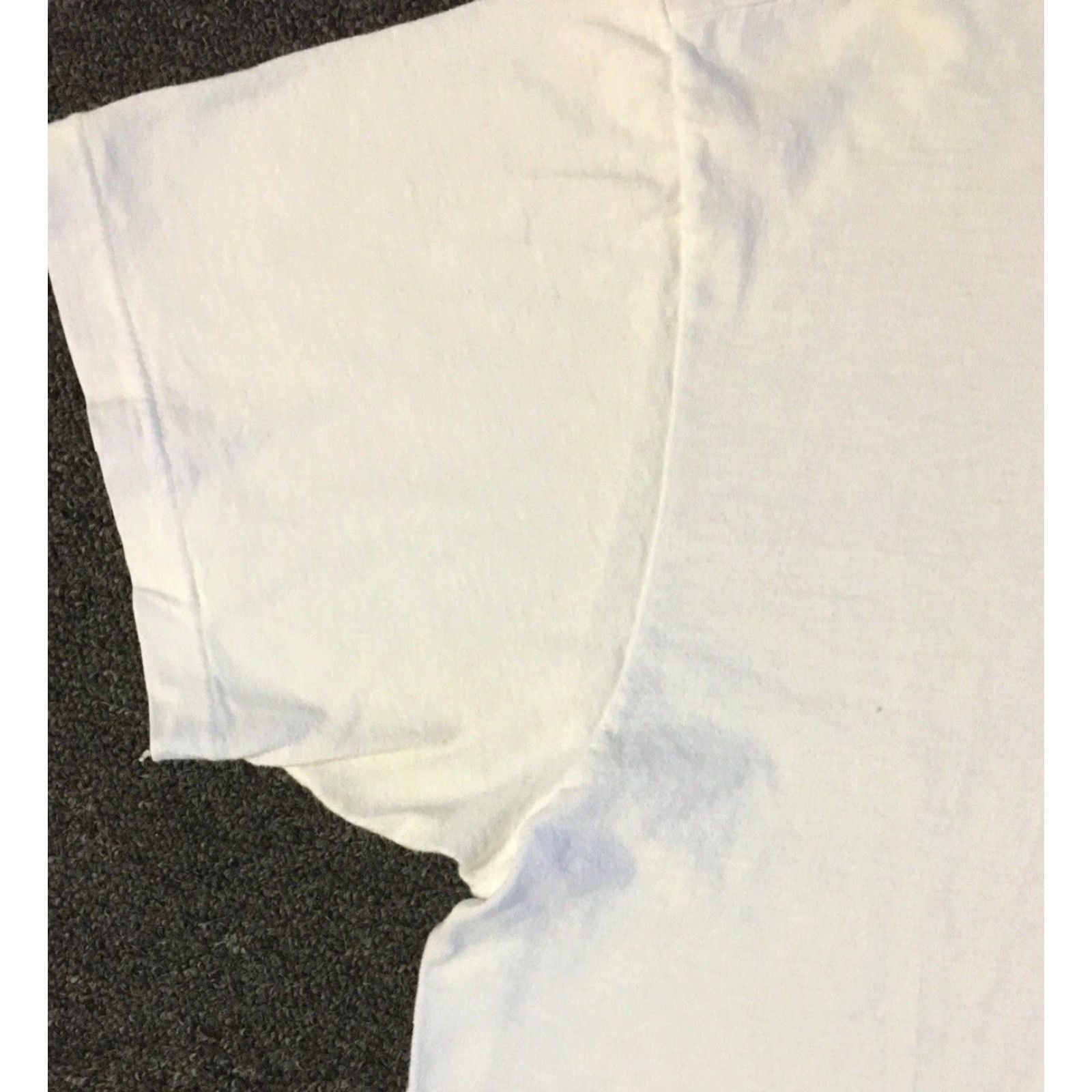 Hanes VINTAGE Hanes Shirt L White 90s Biker Grunge Punk Skate Surf Trucker Distressed Single Stitch Mens T-Shirt Distressed Collection Size US L / EU 52-54 / 3 - 7 Thumbnail
