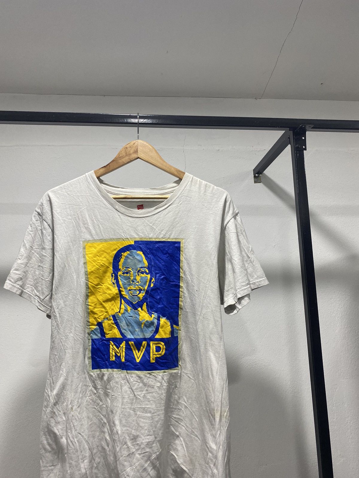 NBA × Vintage NBA🏀 Stephen Curry MVP Potrait Tee Rodman Jordan Size US XL / EU 56 / 4 - 2 Thumbnail