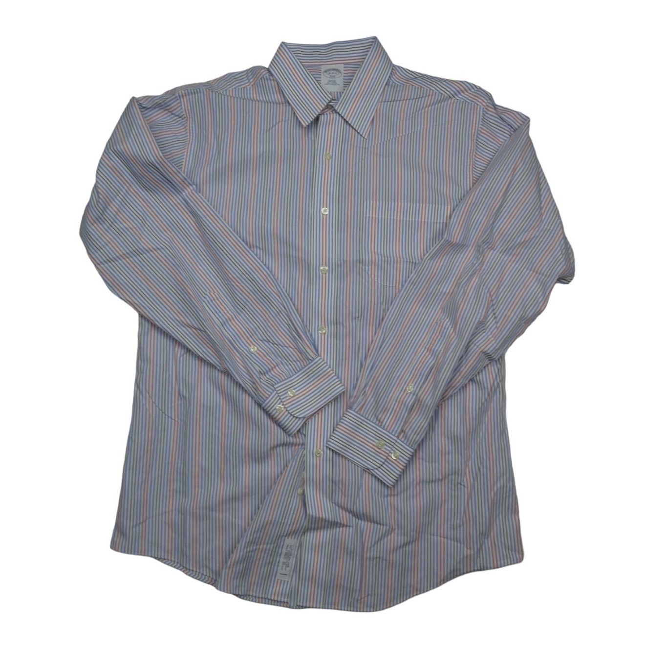 Brooks Brothers Brooks Brothers 346 slim fit Dress Shirt, stripe, Size 16 34 Size US L / EU 52-54 / 3 - 1 Thumbnail